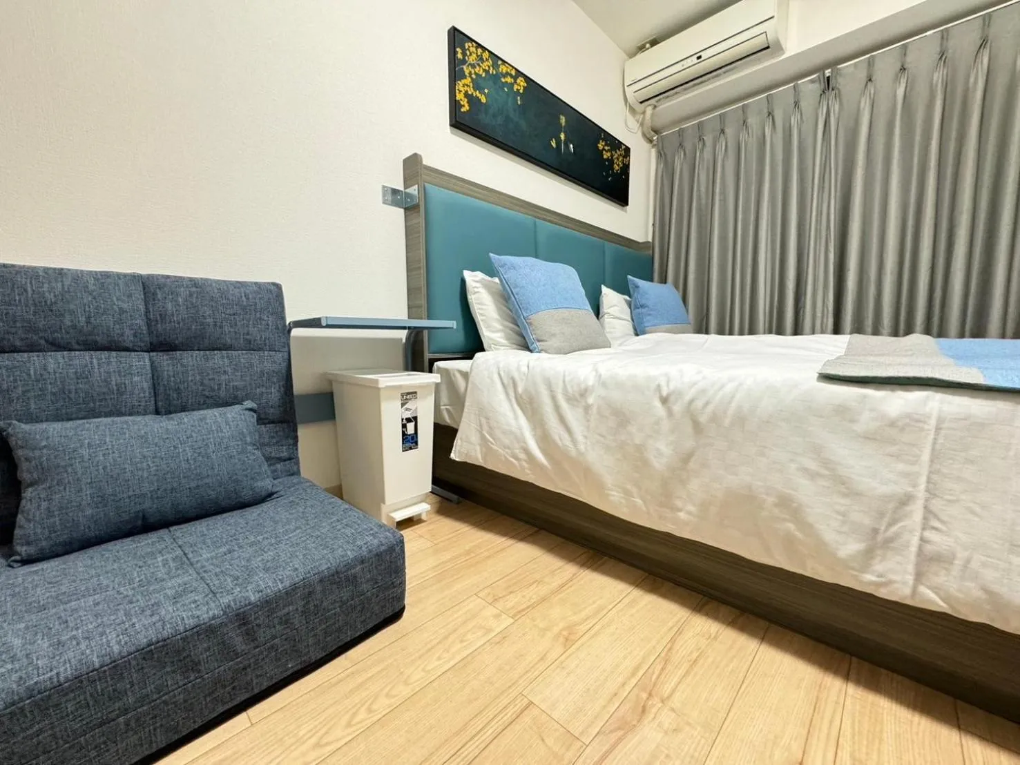 Bed in Sakura Sands Hotel Shinsaibashi