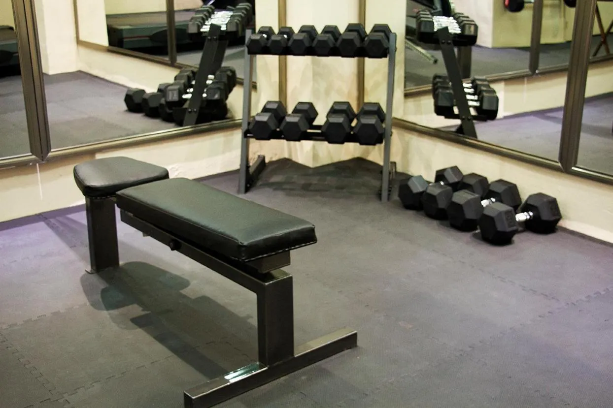 Fitness centre/facilities in Hotel & Suites Domani