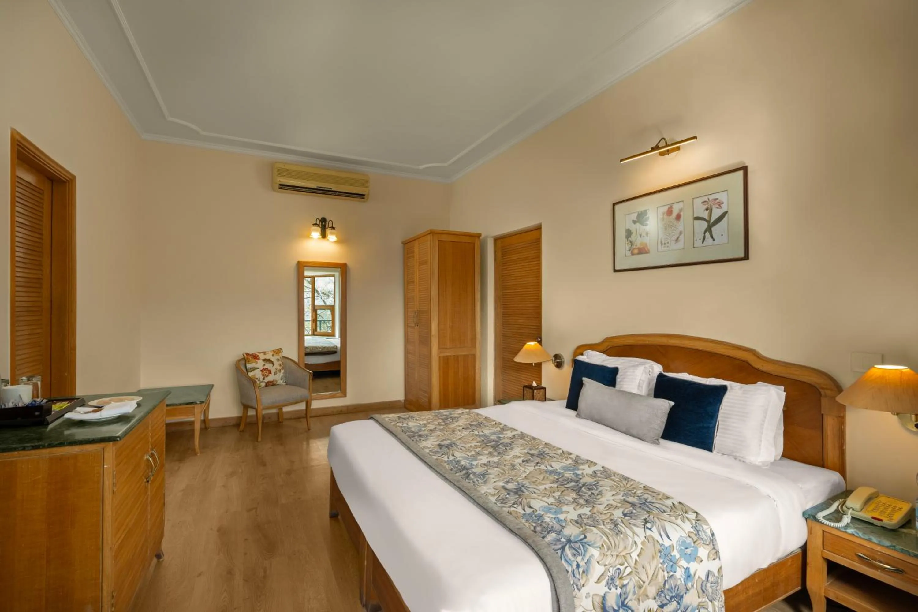 Bedroom, Bed in Baikunth Resort, Kasauli by Leisure Hotels