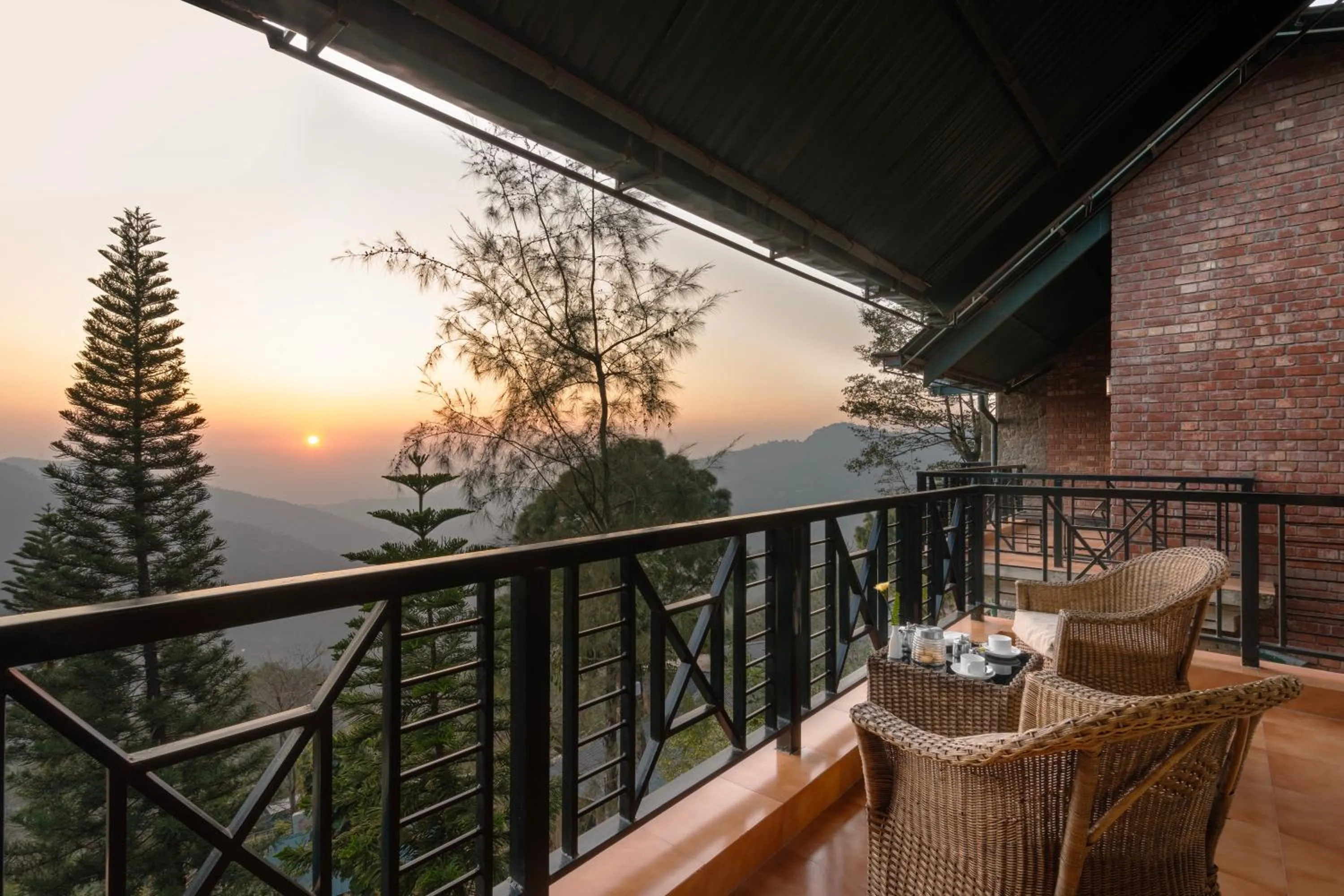 Balcony/Terrace in Baikunth Resort, Kasauli by Leisure Hotels