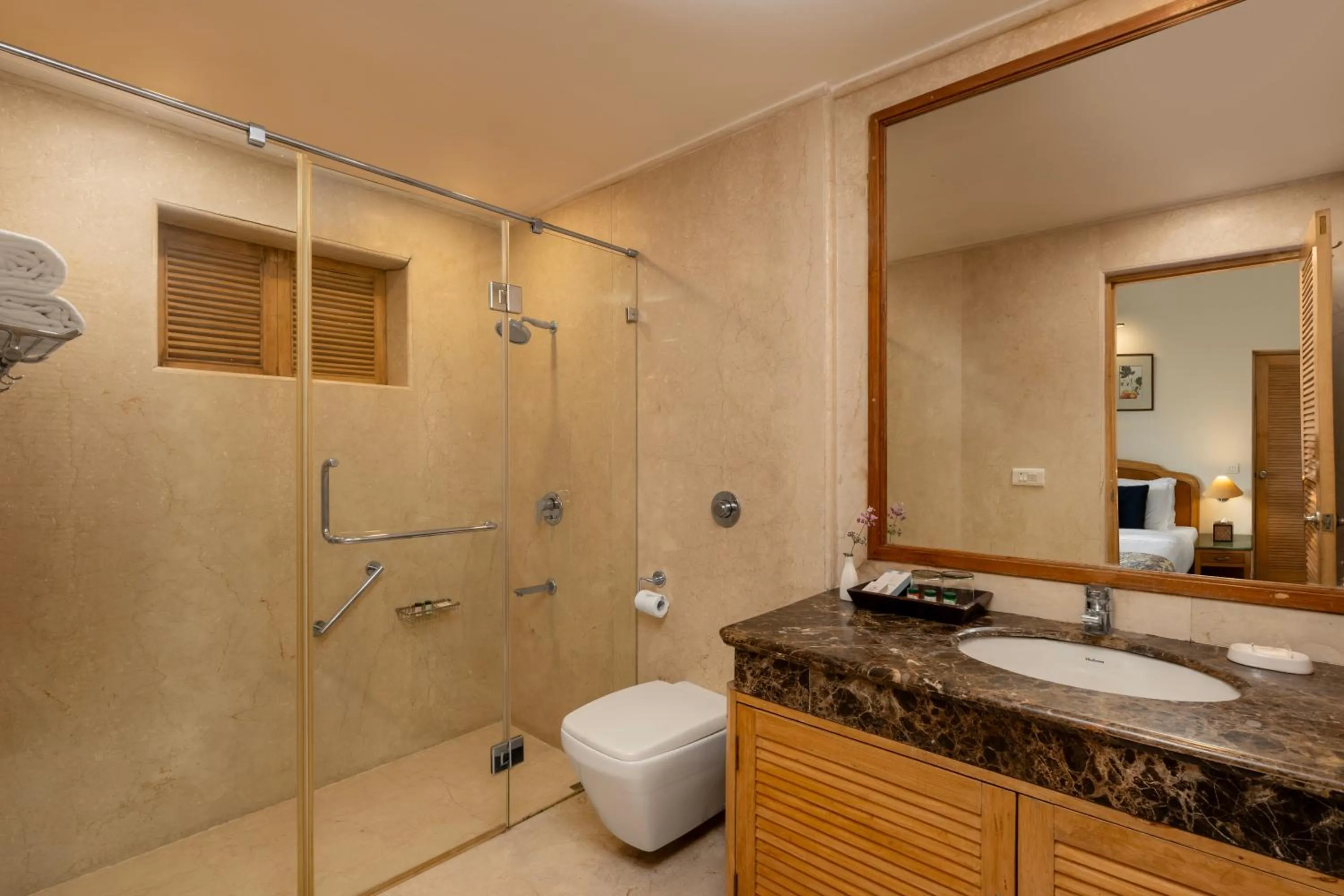 Bathroom in Baikunth Resort, Kasauli by Leisure Hotels