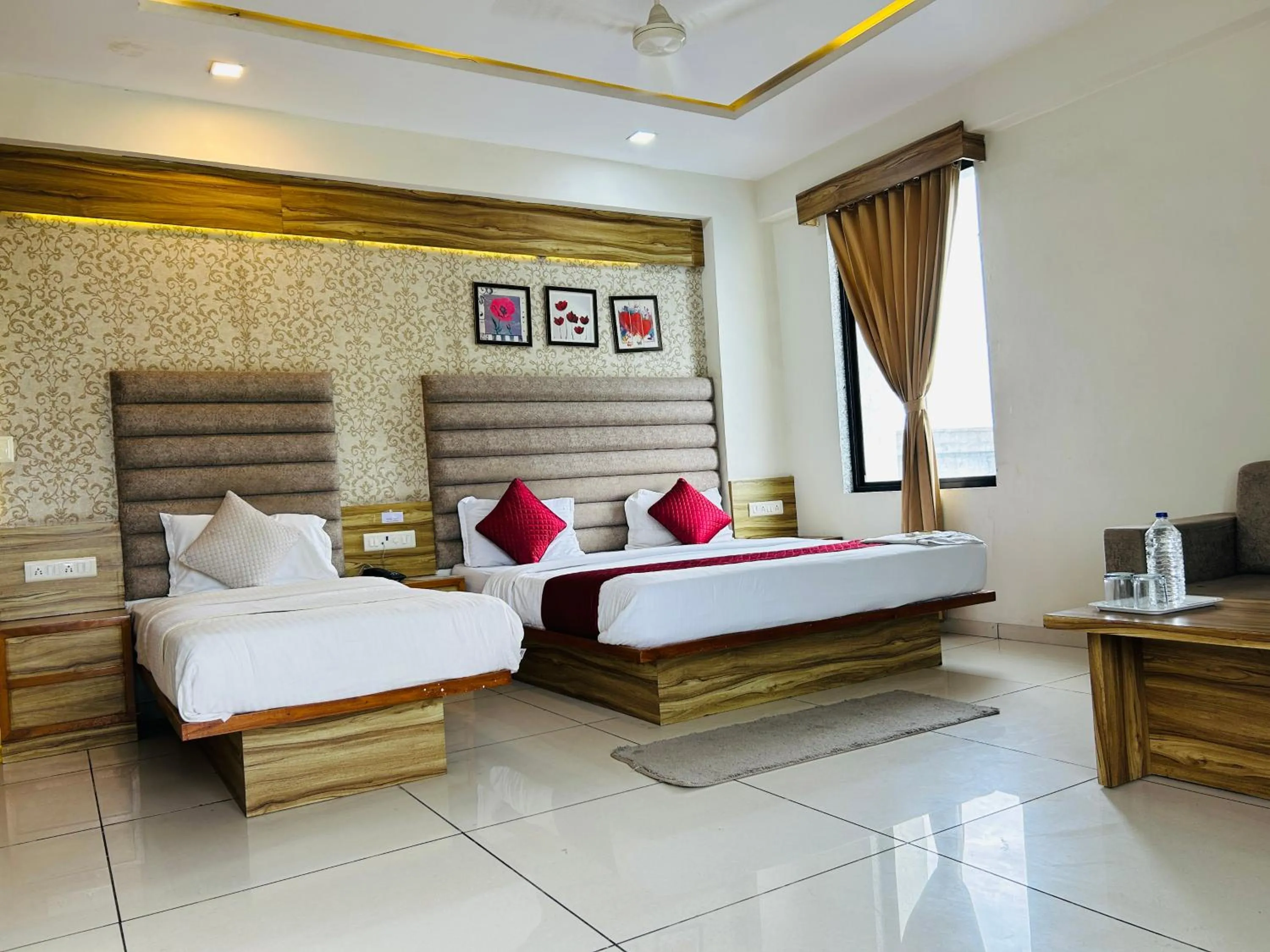 Bed in Hotel Royal Fort