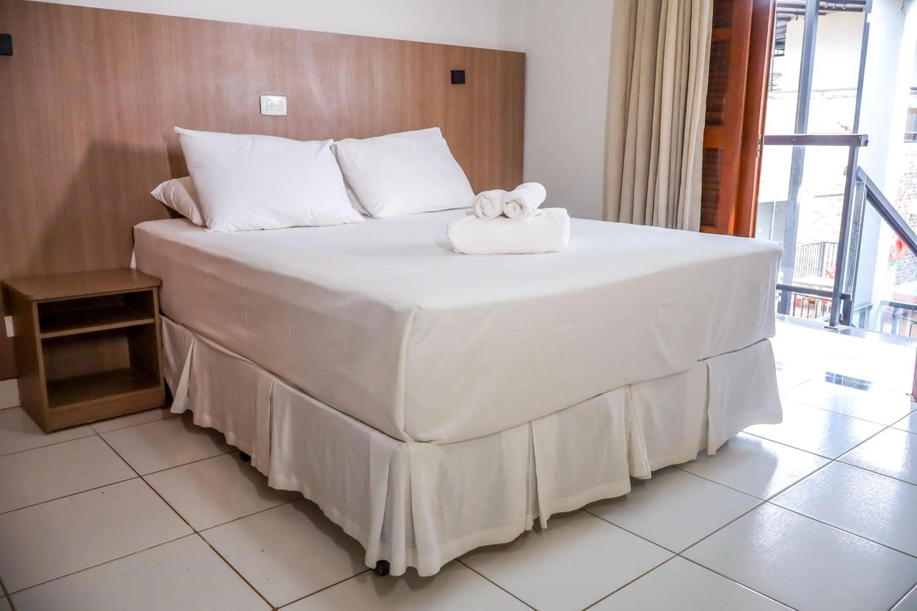 Bed in Hotel Praia Parque