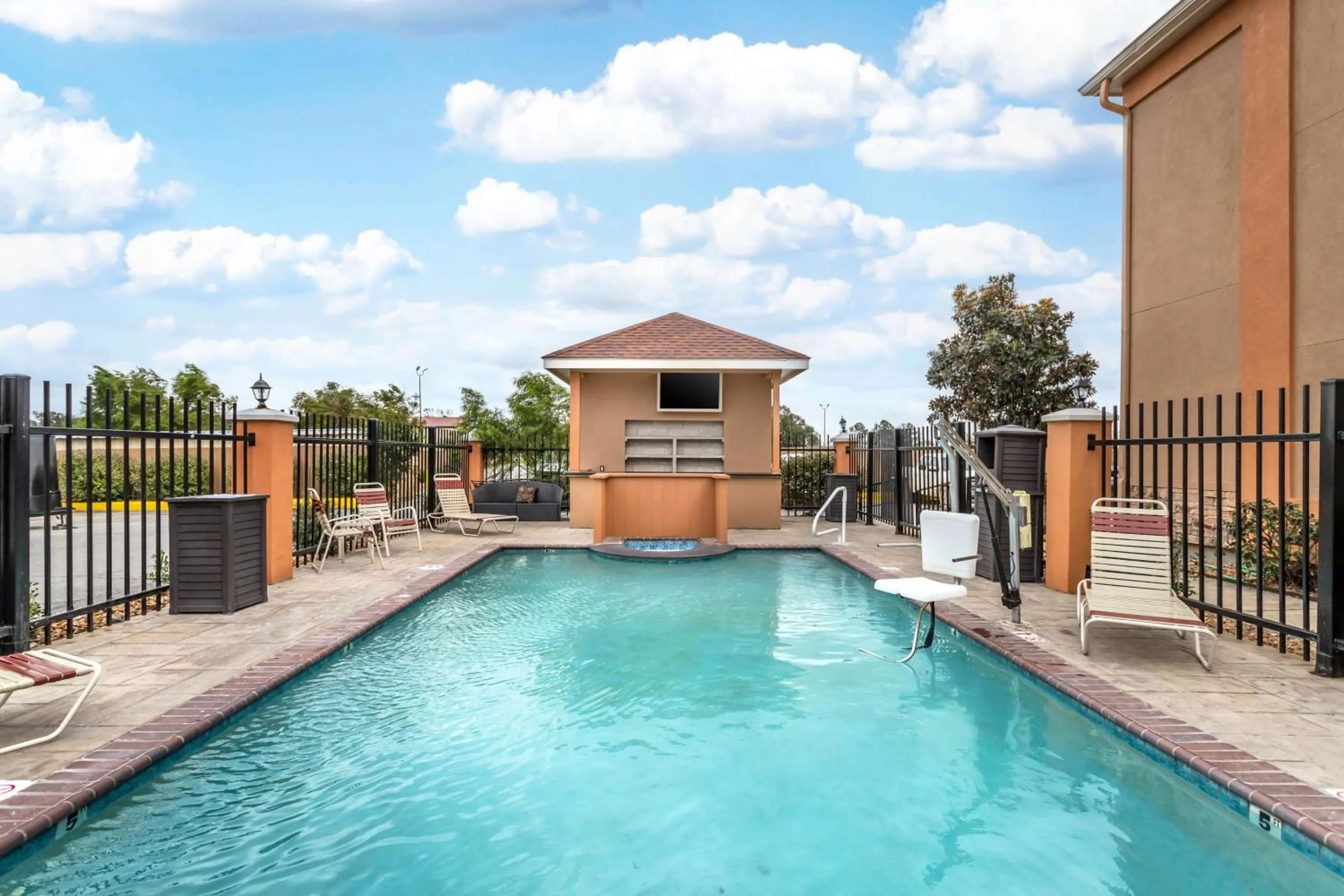 Pool view in Best Western Casino Inn