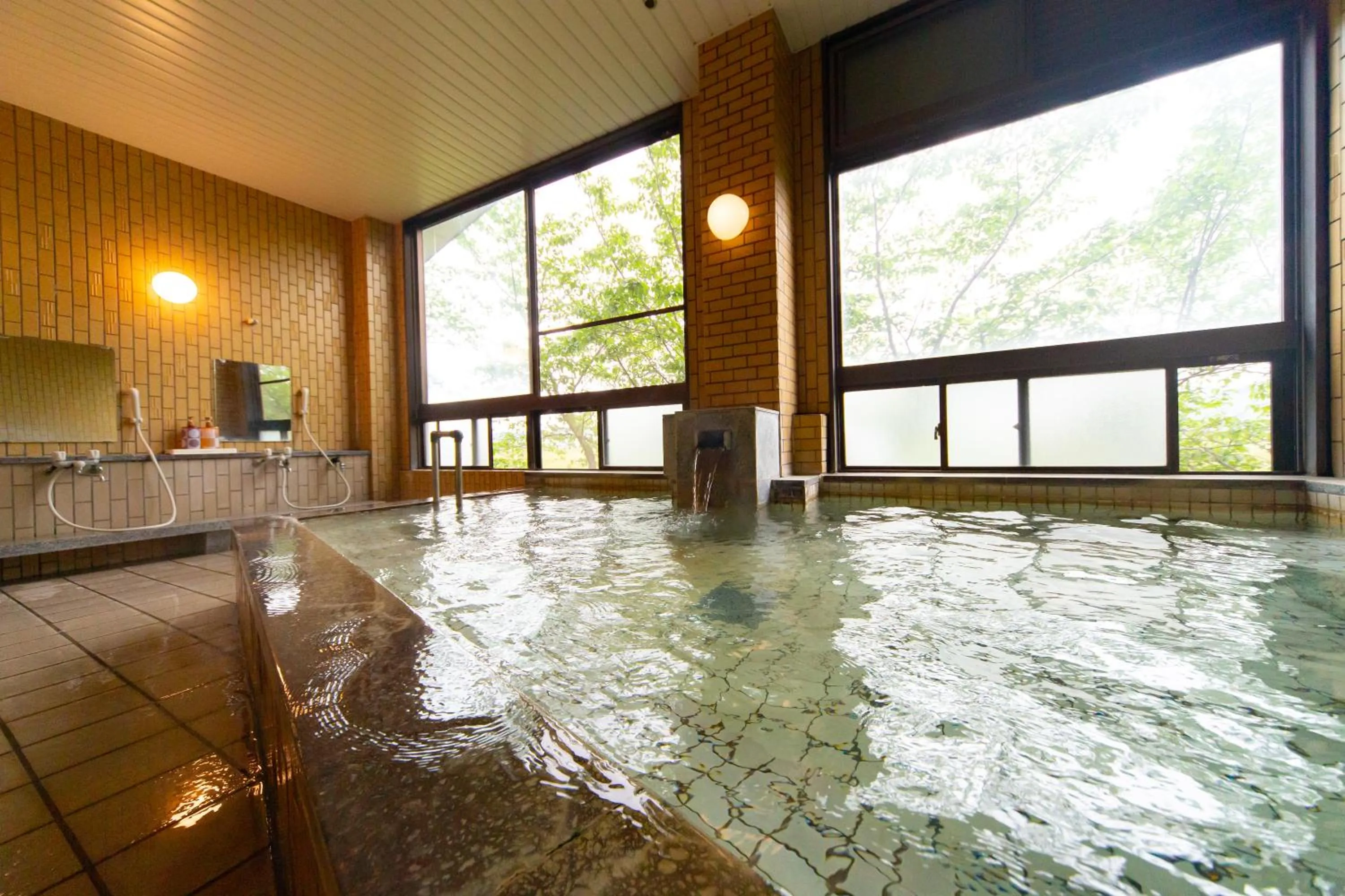 Hot Spring Bath in Ryokan Toyotomi