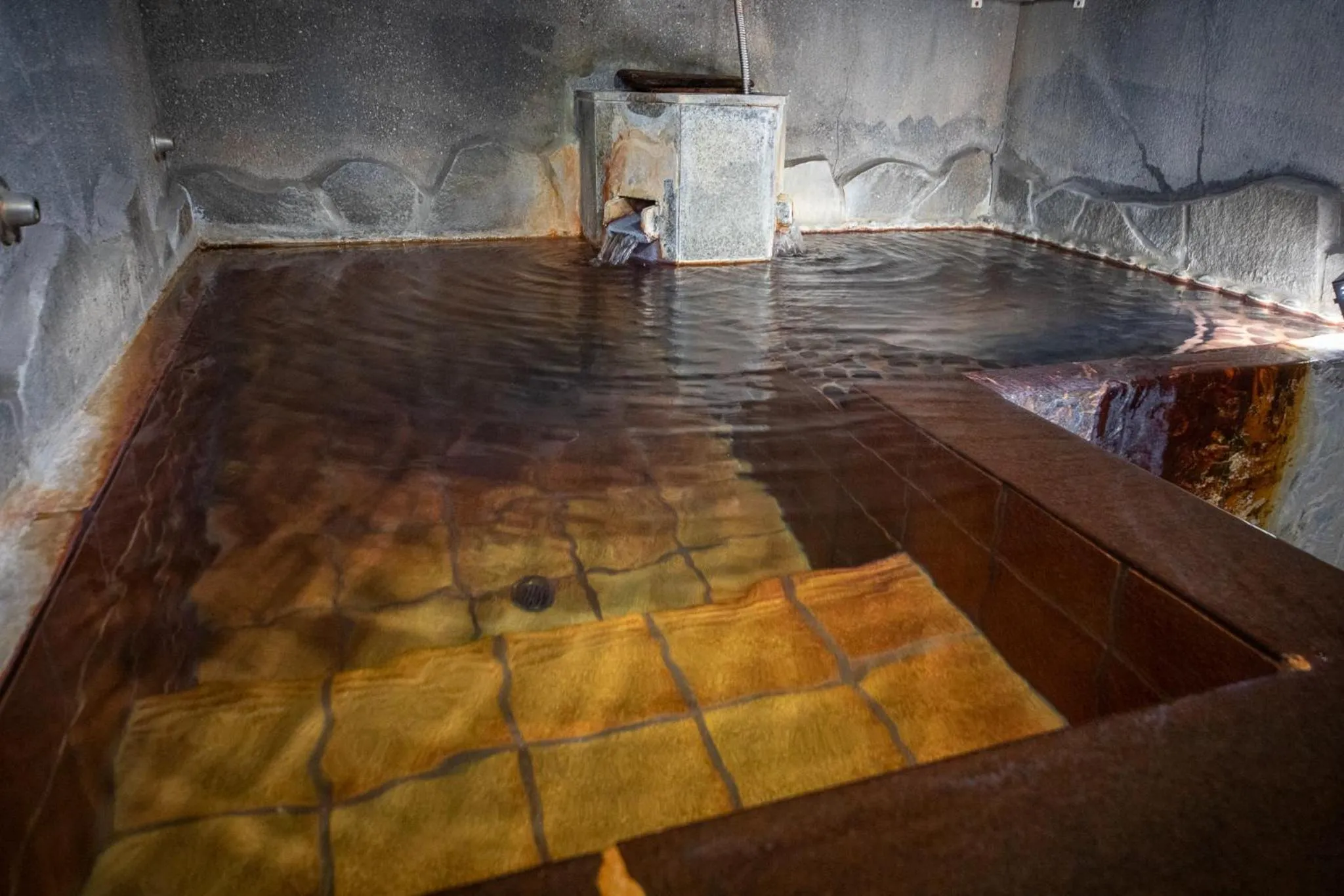 Hot Spring Bath in Ryokan Toyotomi
