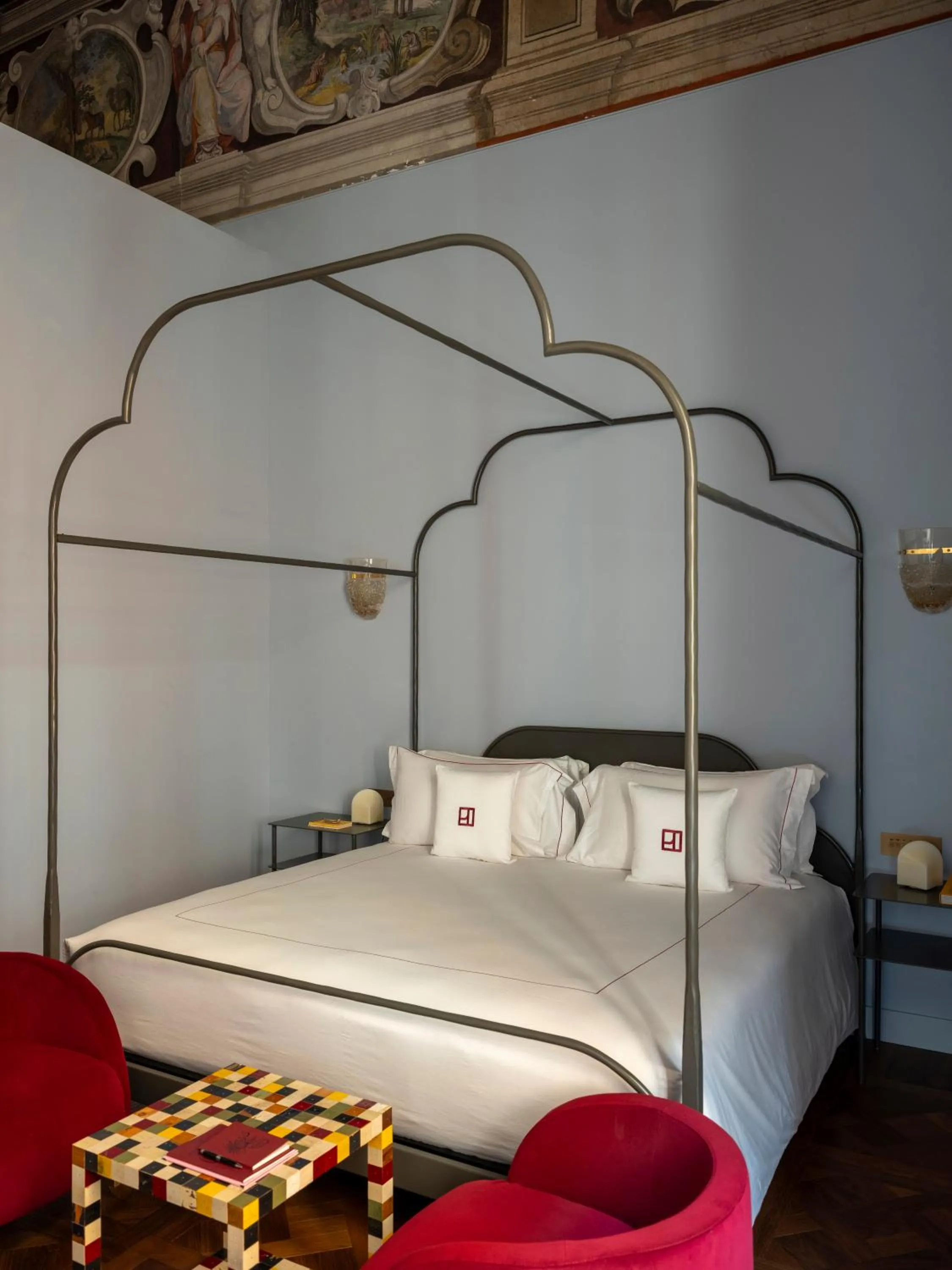 Bedroom, Bed in Palazzo Talìa - Small Luxury Hotels of the World