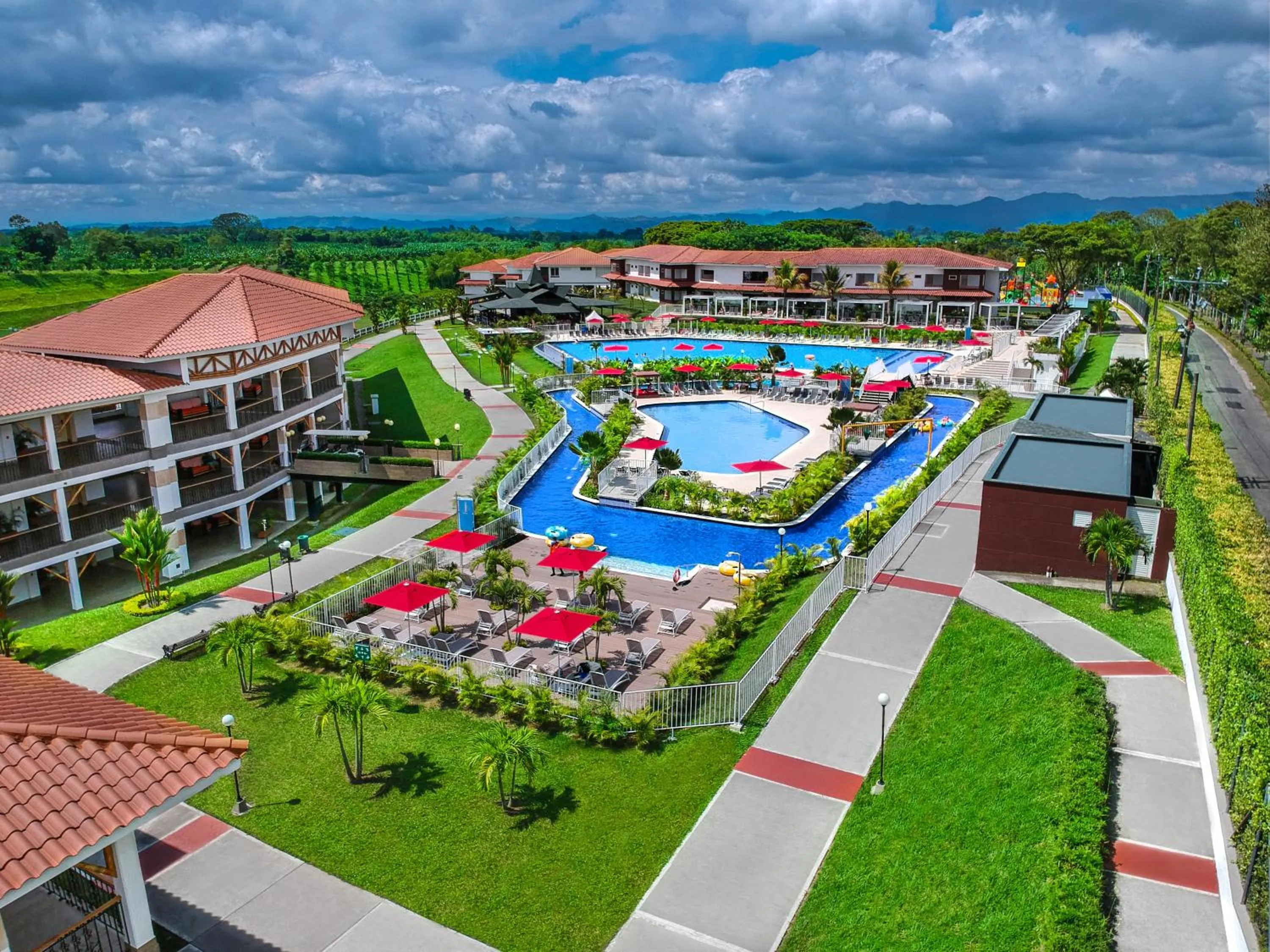 Bird's eye view in Hotel Campestre las Camelias