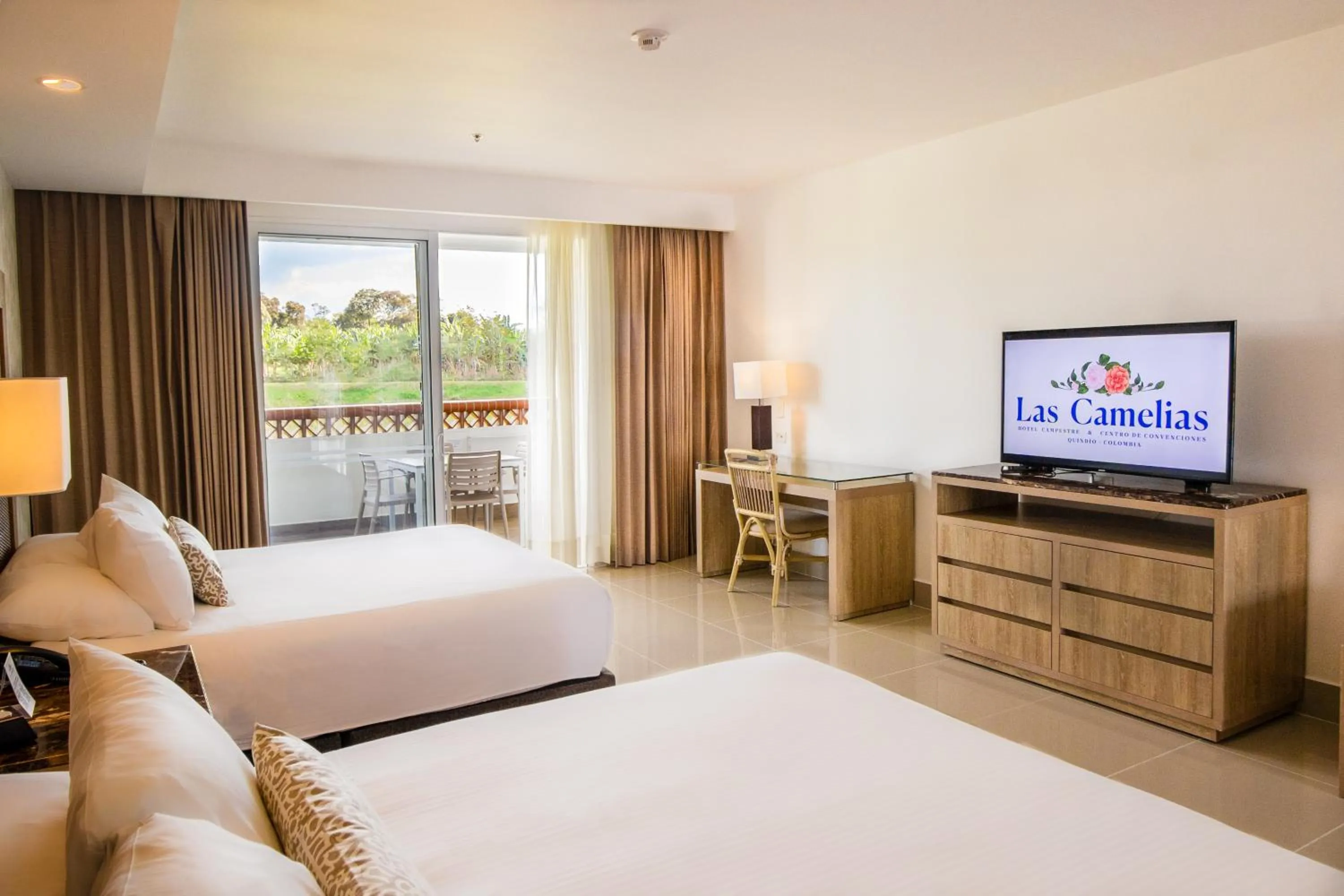 Bed in Hotel Campestre las Camelias