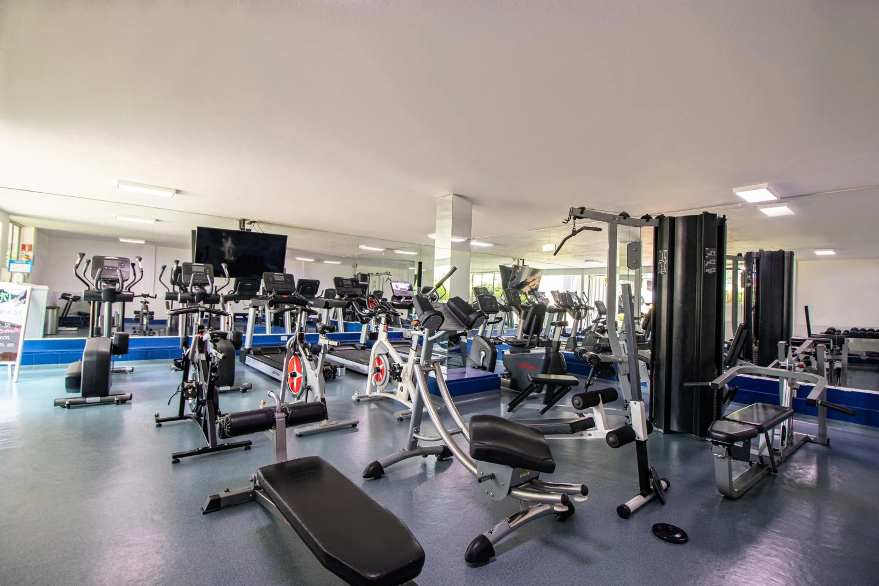 Fitness centre/facilities in Hotel Campestre las Camelias