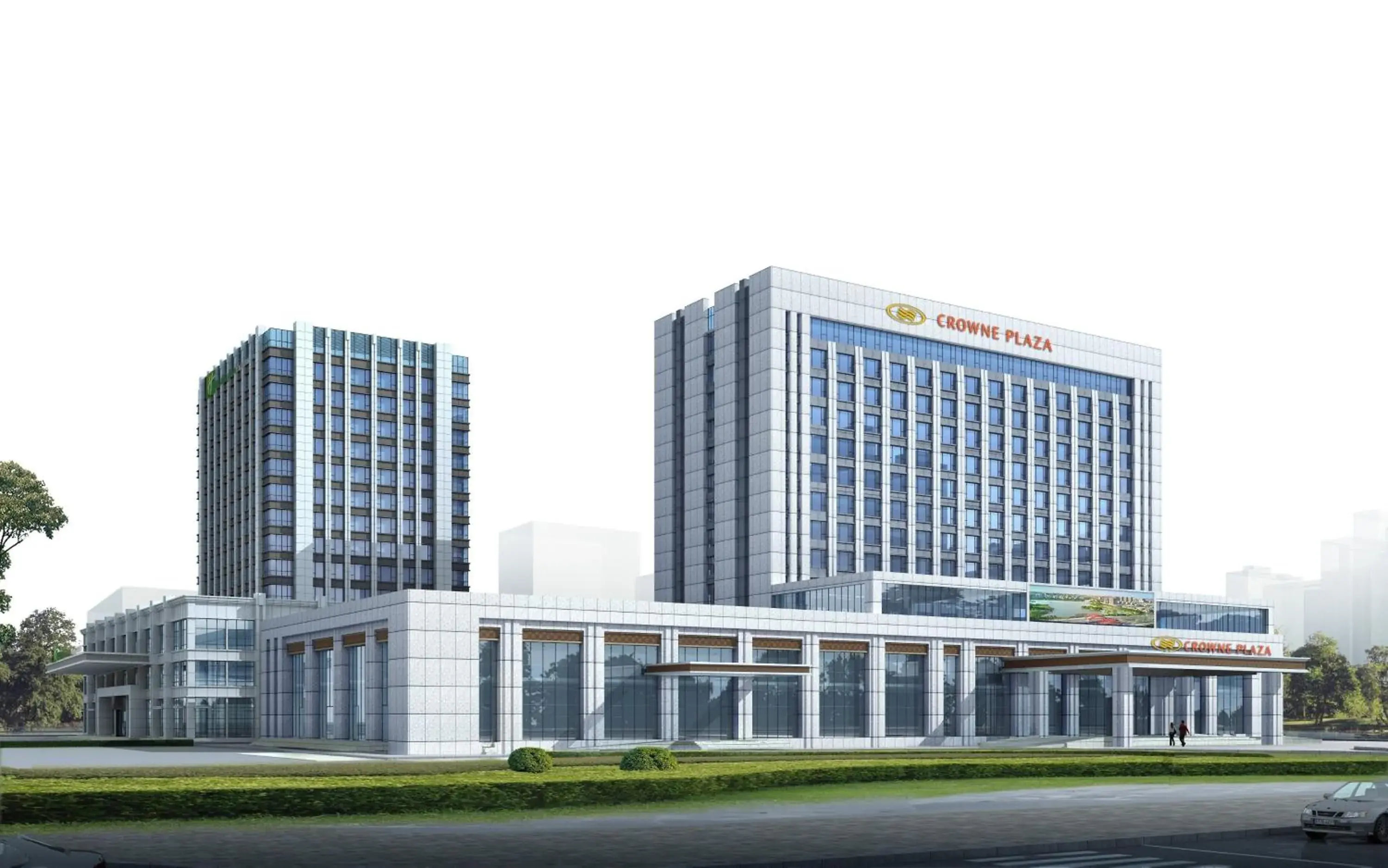 Property building in Crowne Plaza Lanzhou New Area by IHG Property building in Crowne Plaza Lanzhou New Area by IHG