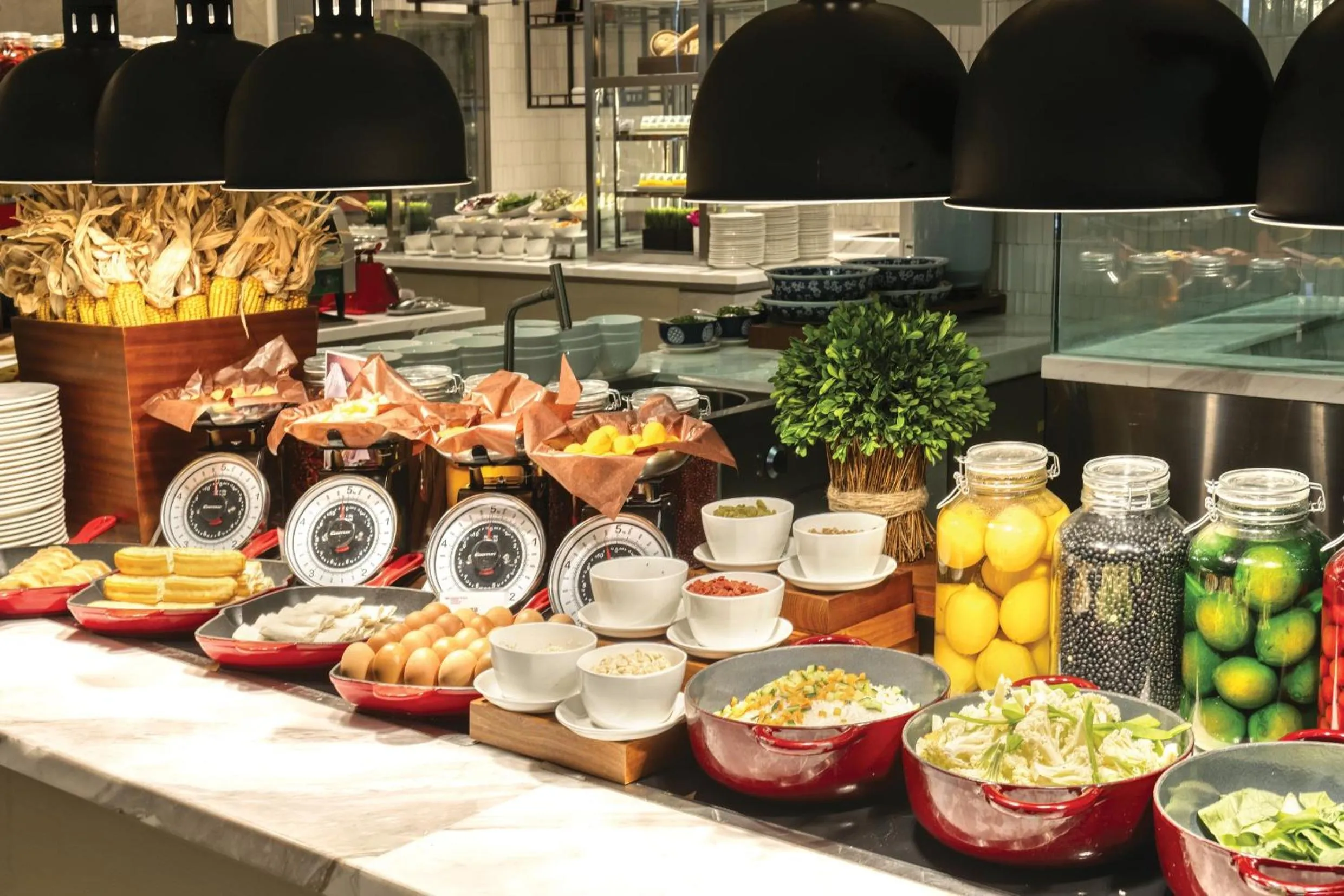 Breakfast in Crowne Plaza Lanzhou New Area by IHG