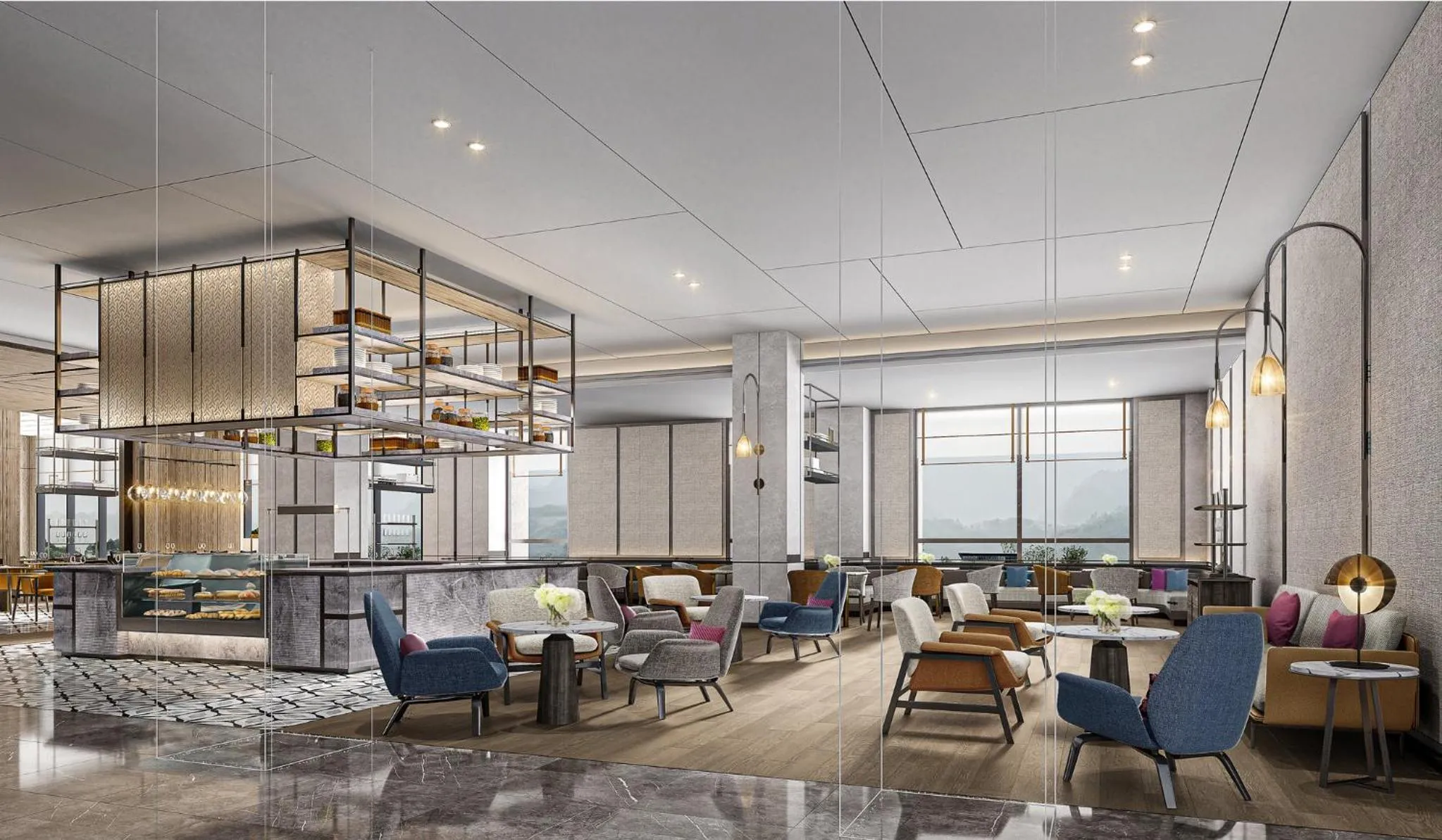 Lounge or bar in Crowne Plaza Lanzhou New Area by IHG