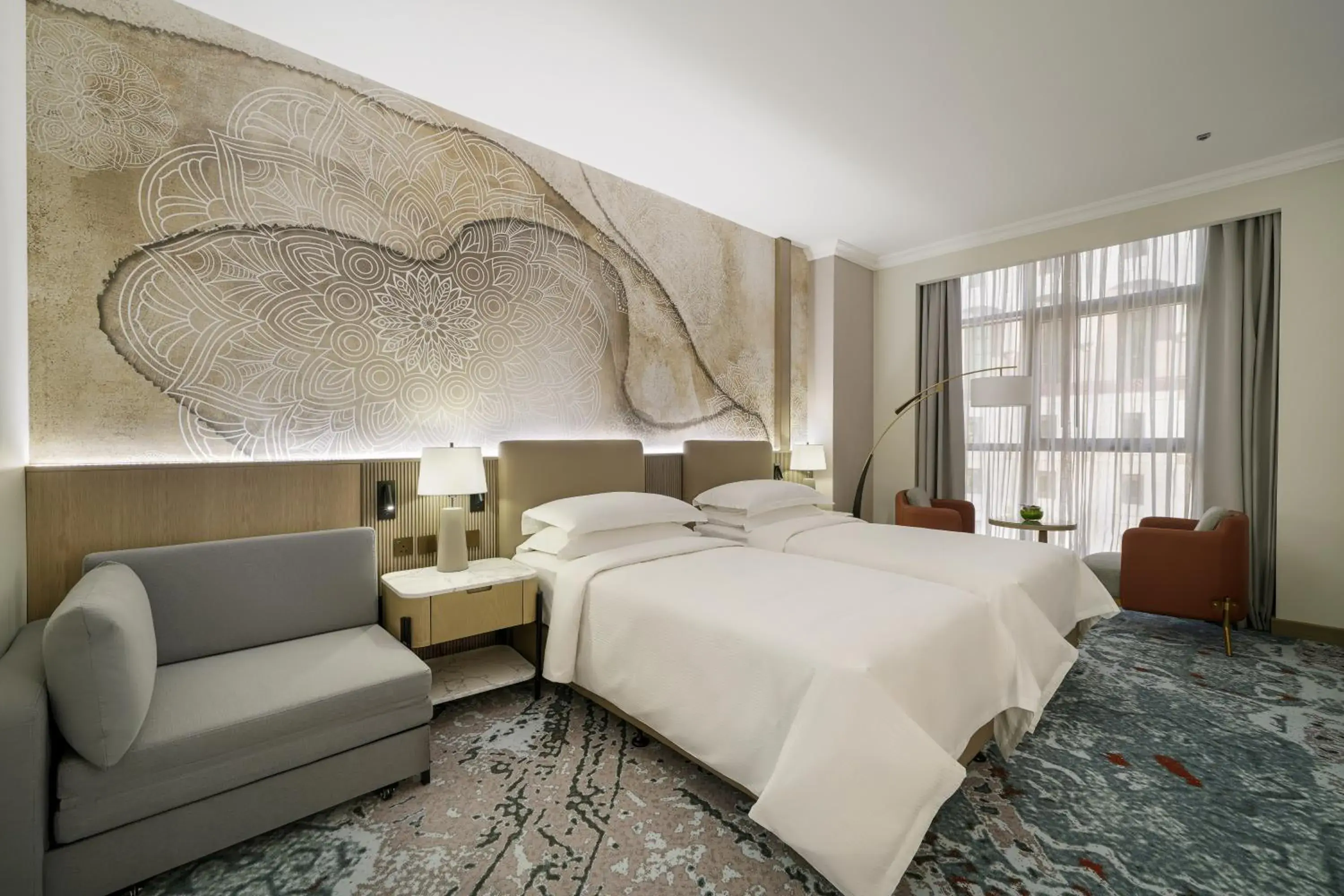 City View Room Twin Beds & Sofa Bed in Rotana Al Manakha Madinah City View Room Twin Beds & Sofa Bed in Rotana Al Manakha Madinah