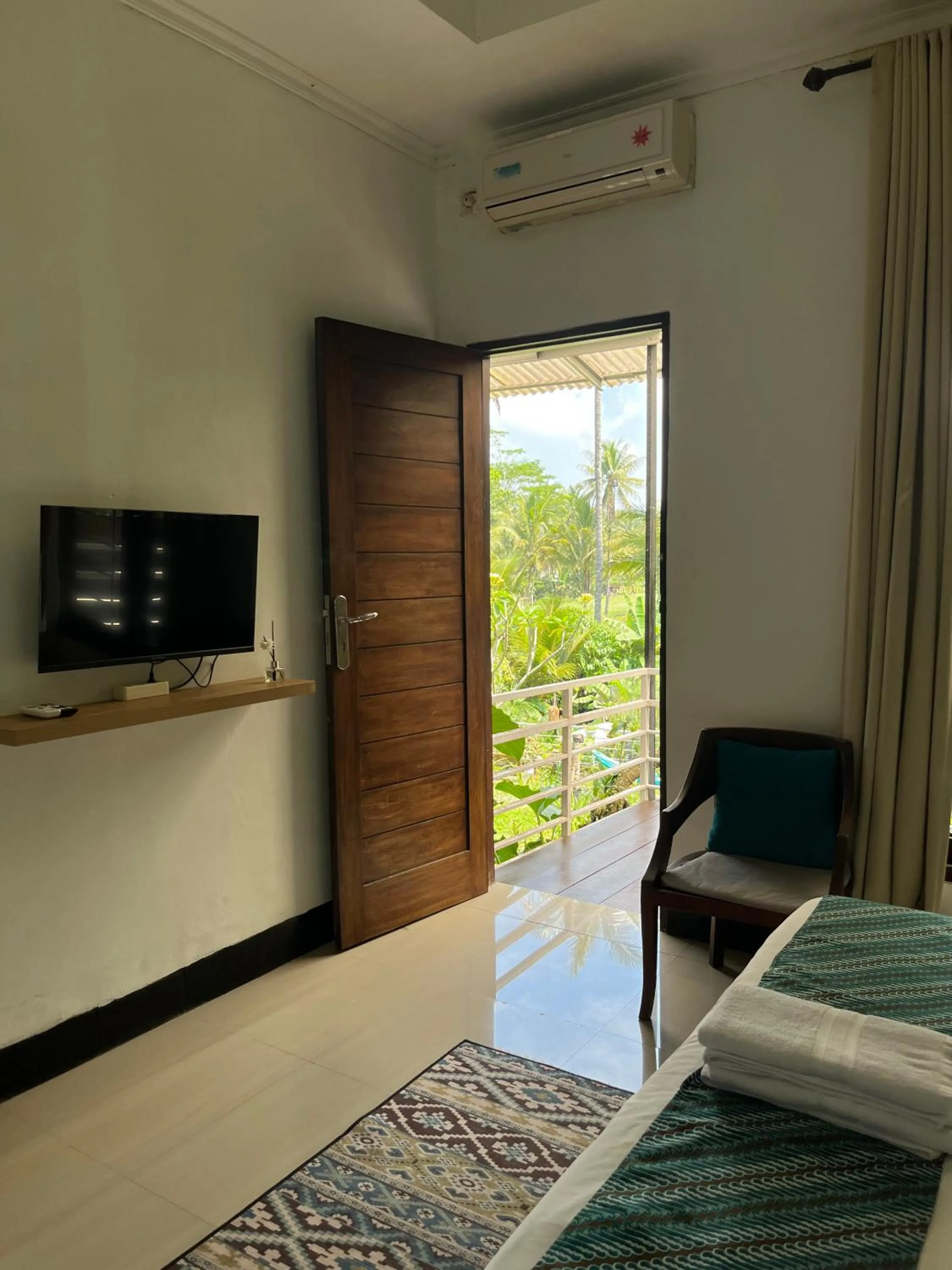 Bed in Villa Padi Cangkringan