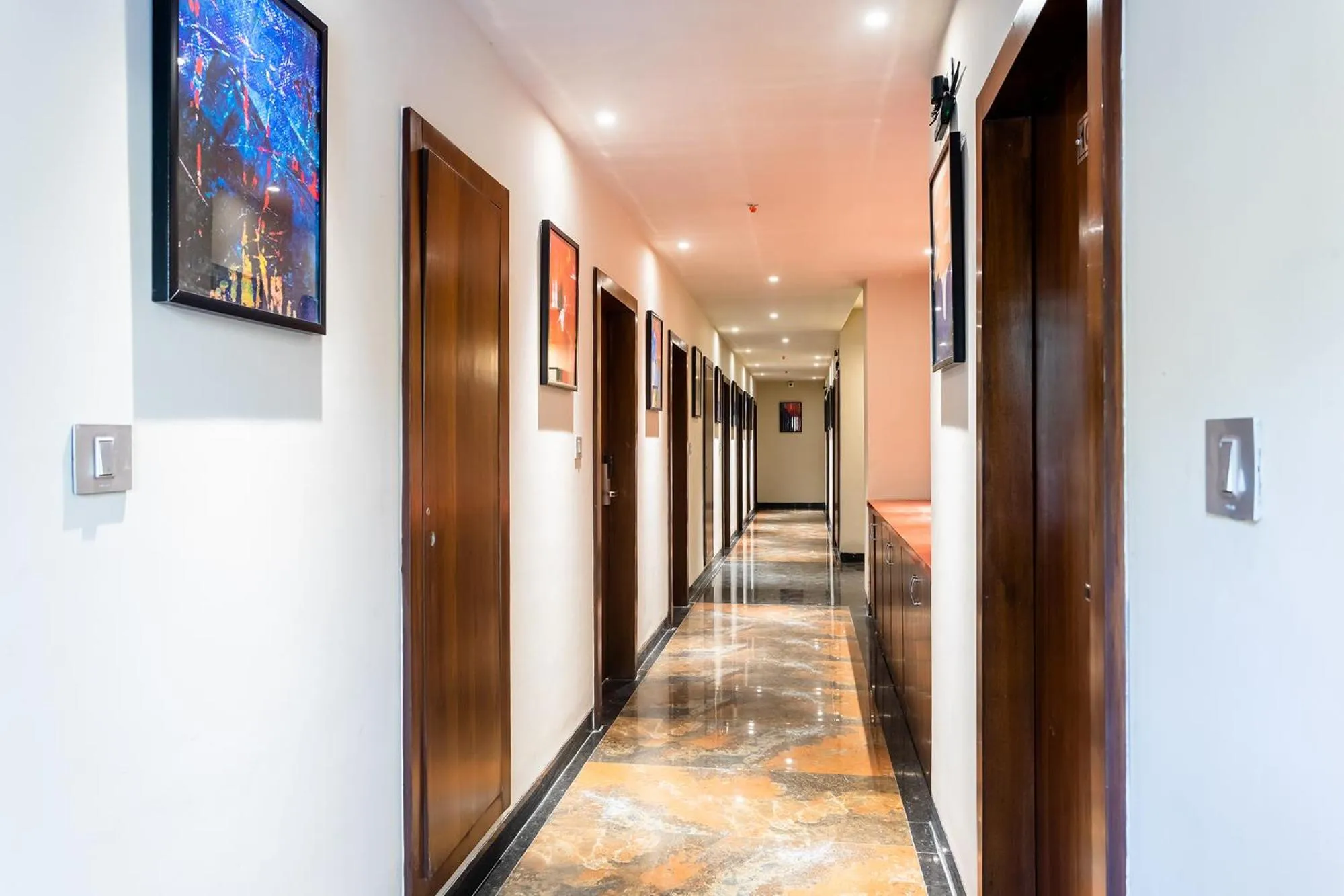 Lobby or reception in FabHotel Orange Oasis