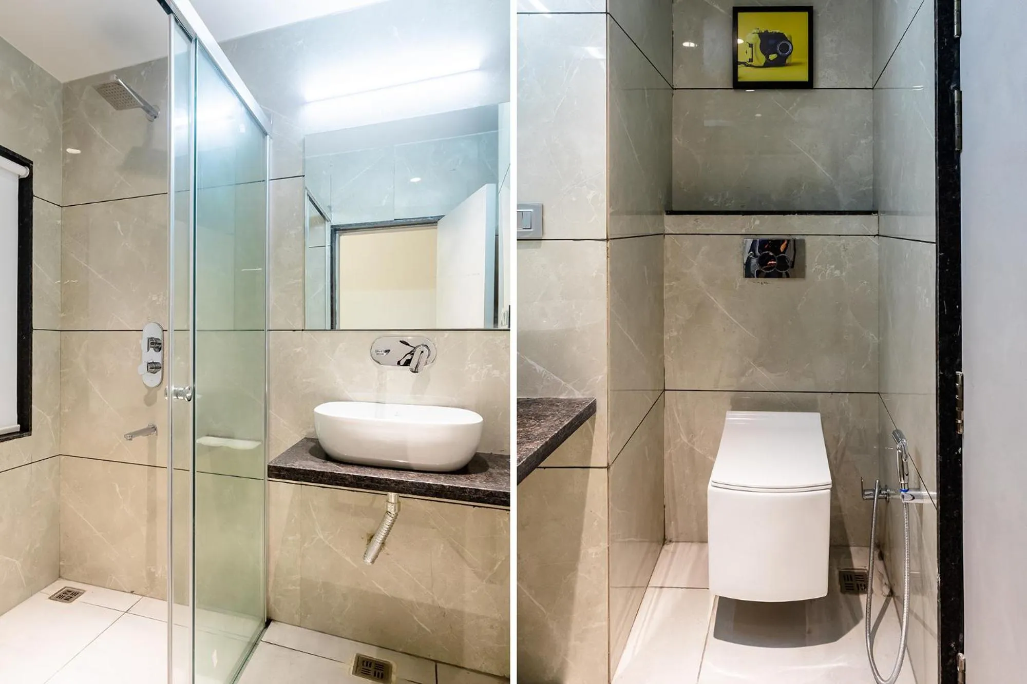 Bathroom in FabHotel Orange Oasis