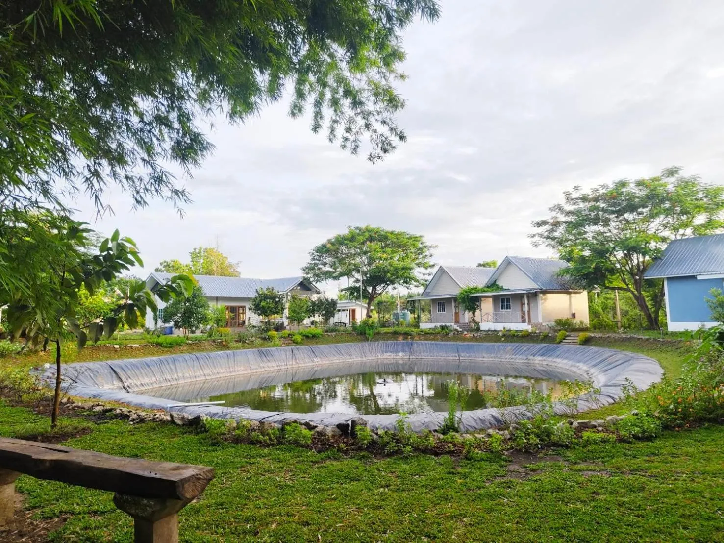 Garden view in Chiang Khan Dwelling