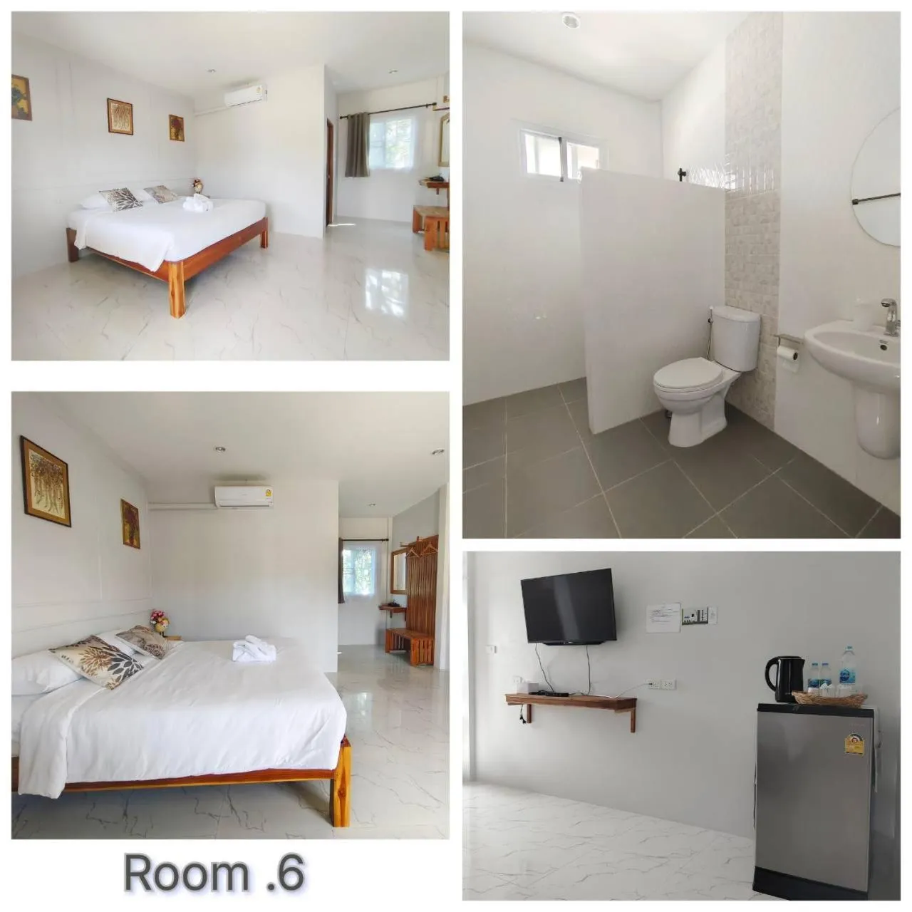 Photo of the whole room, Bed in Chiang Khan Dwelling