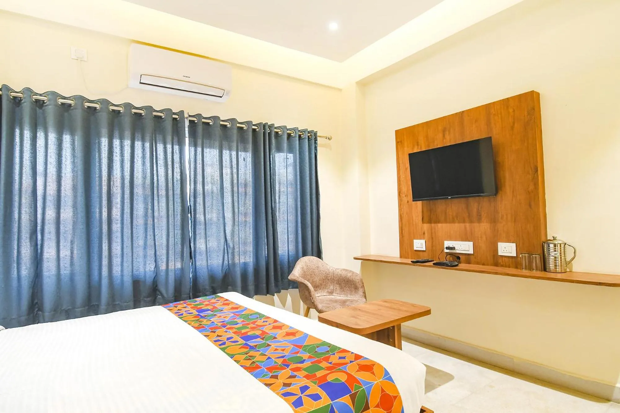 Bed in FabHotel Prime The Golden Plaza - Nr Tarapith Temple