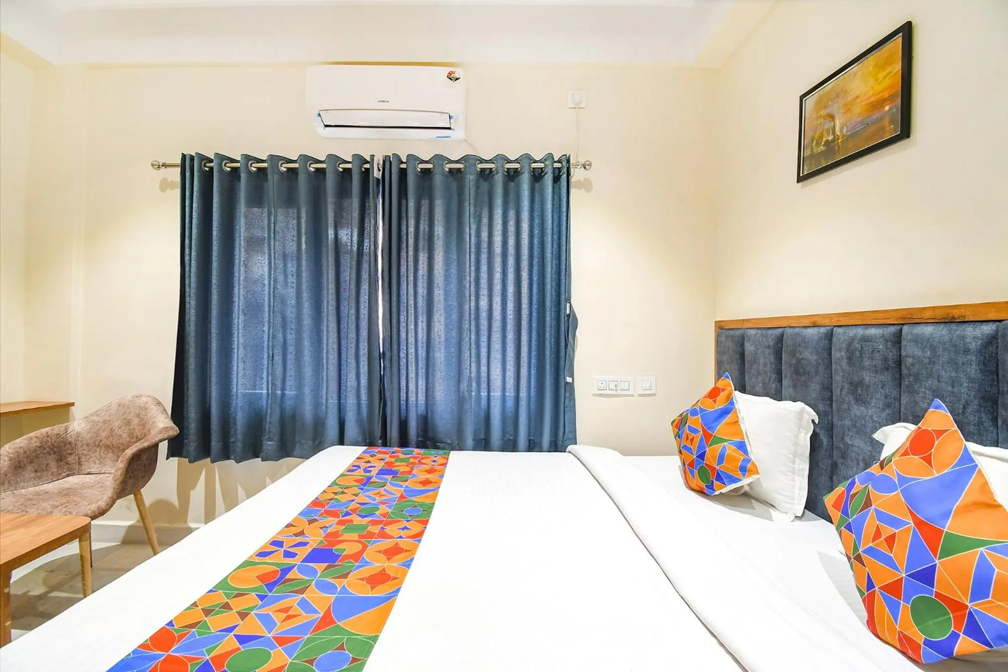Bed in FabHotel Prime The Golden Plaza - Nr Tarapith Temple