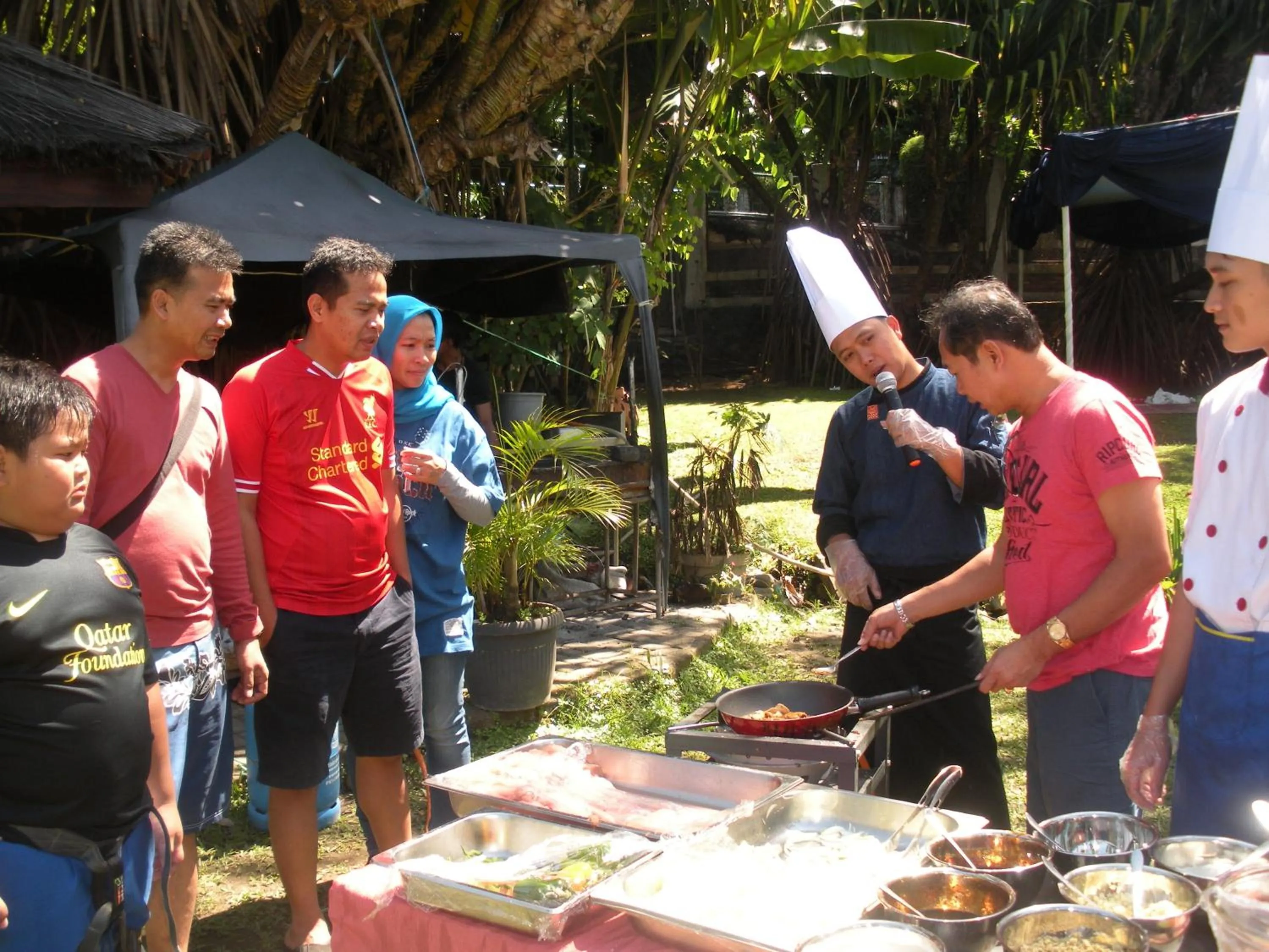 People in Kampung Sumber Alam Garut