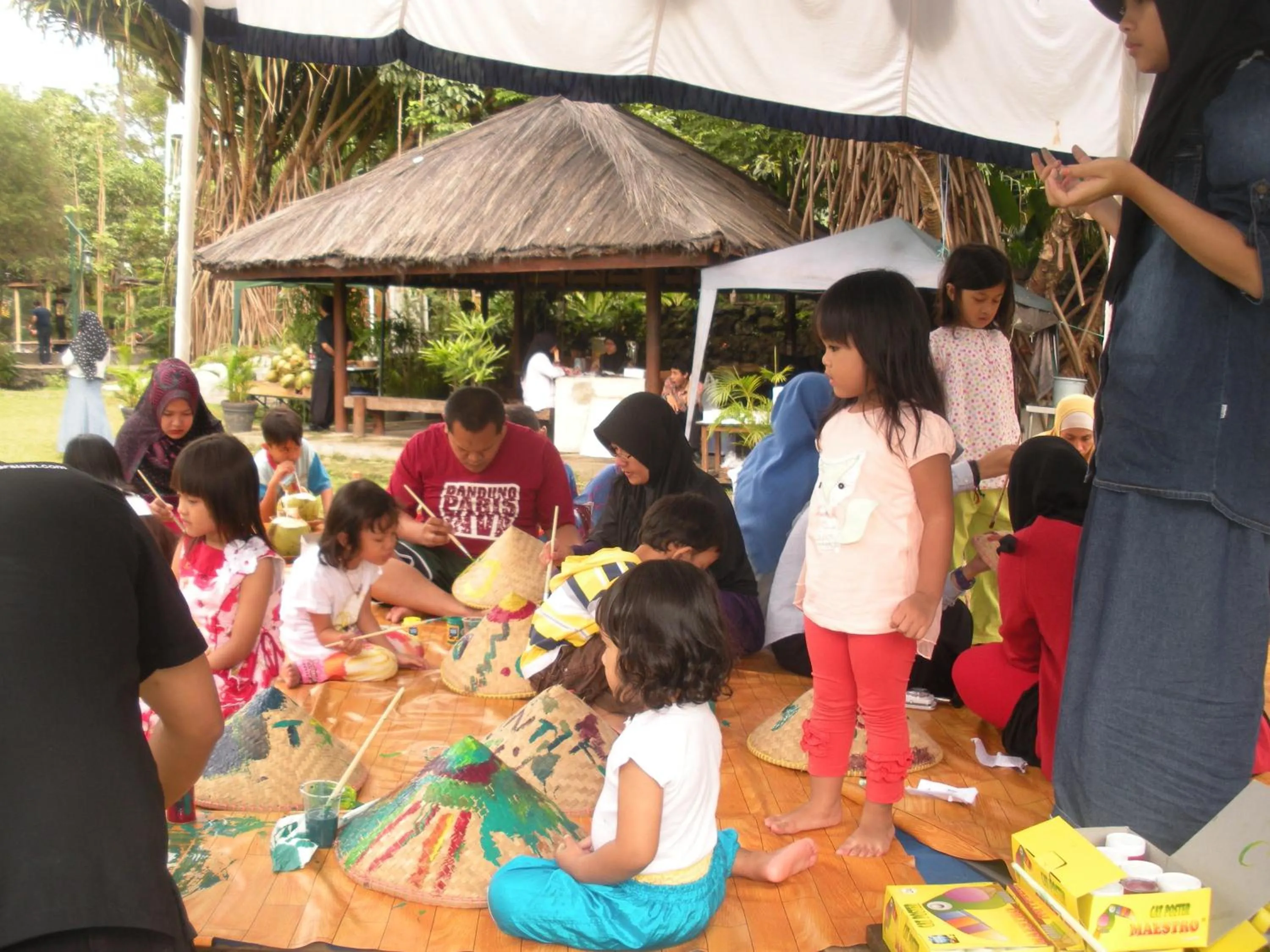 People in Kampung Sumber Alam Garut