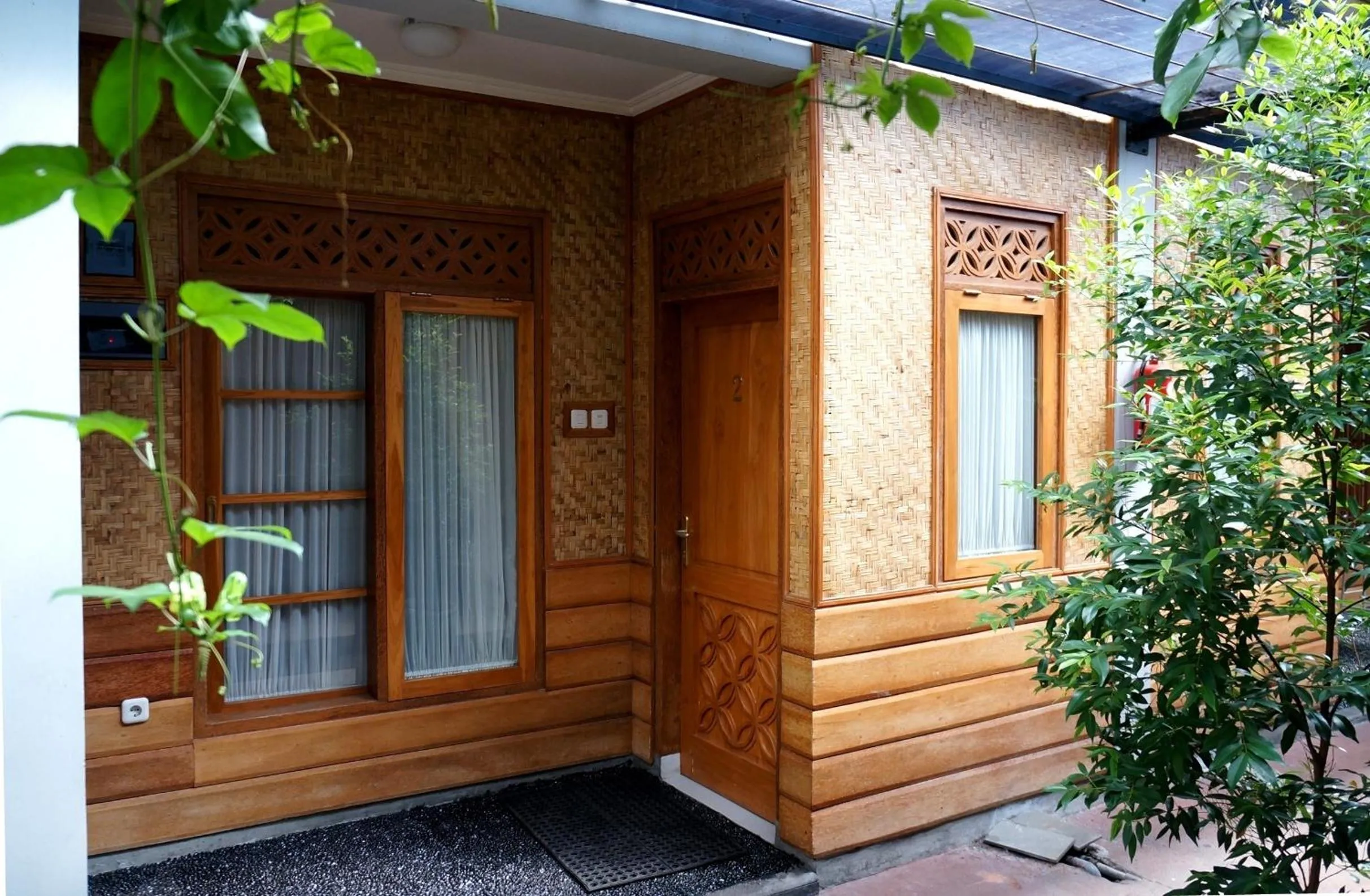 Facade/entrance in Kampung Sumber Alam Garut