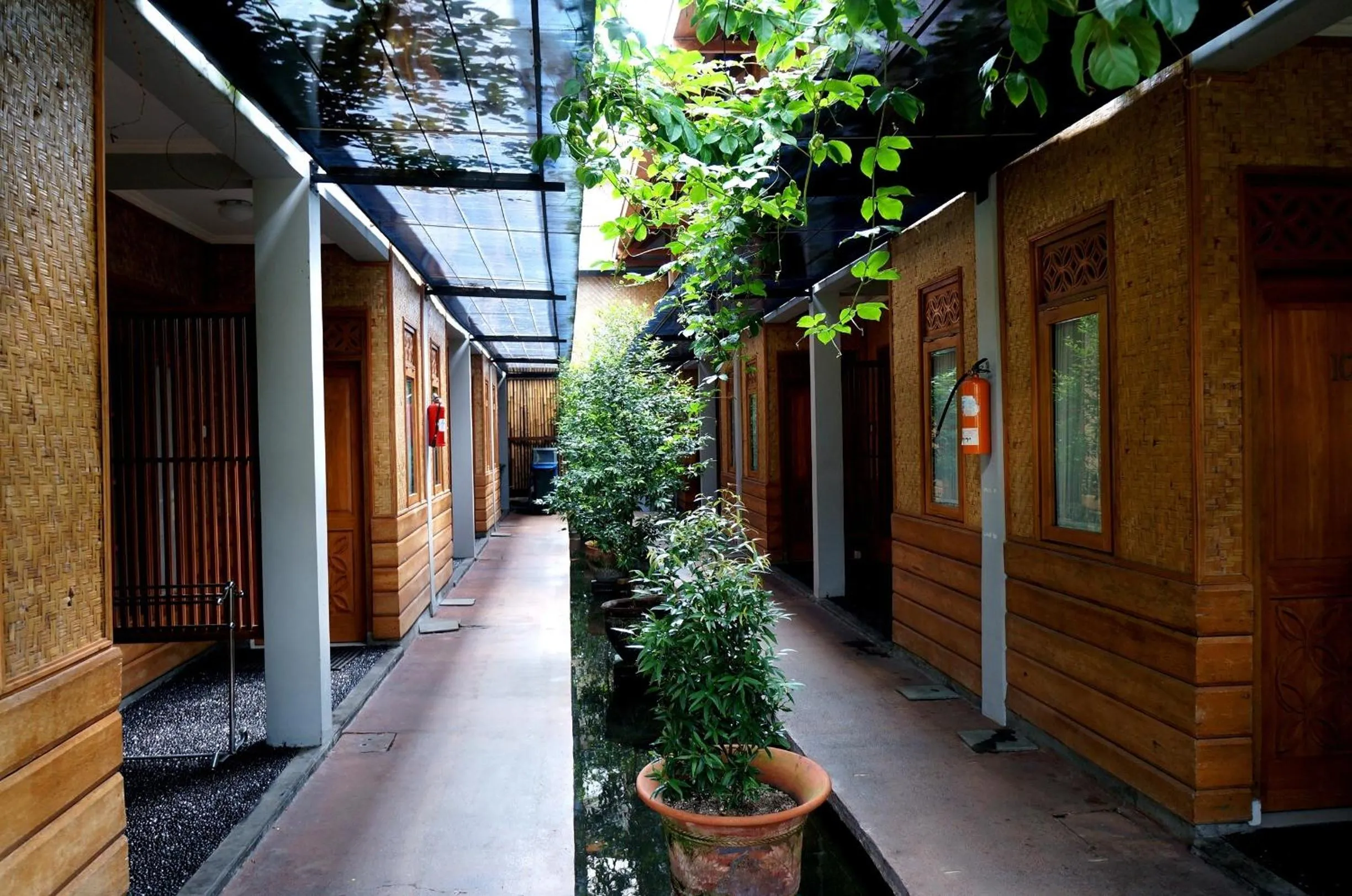 Facade/entrance in Kampung Sumber Alam Garut