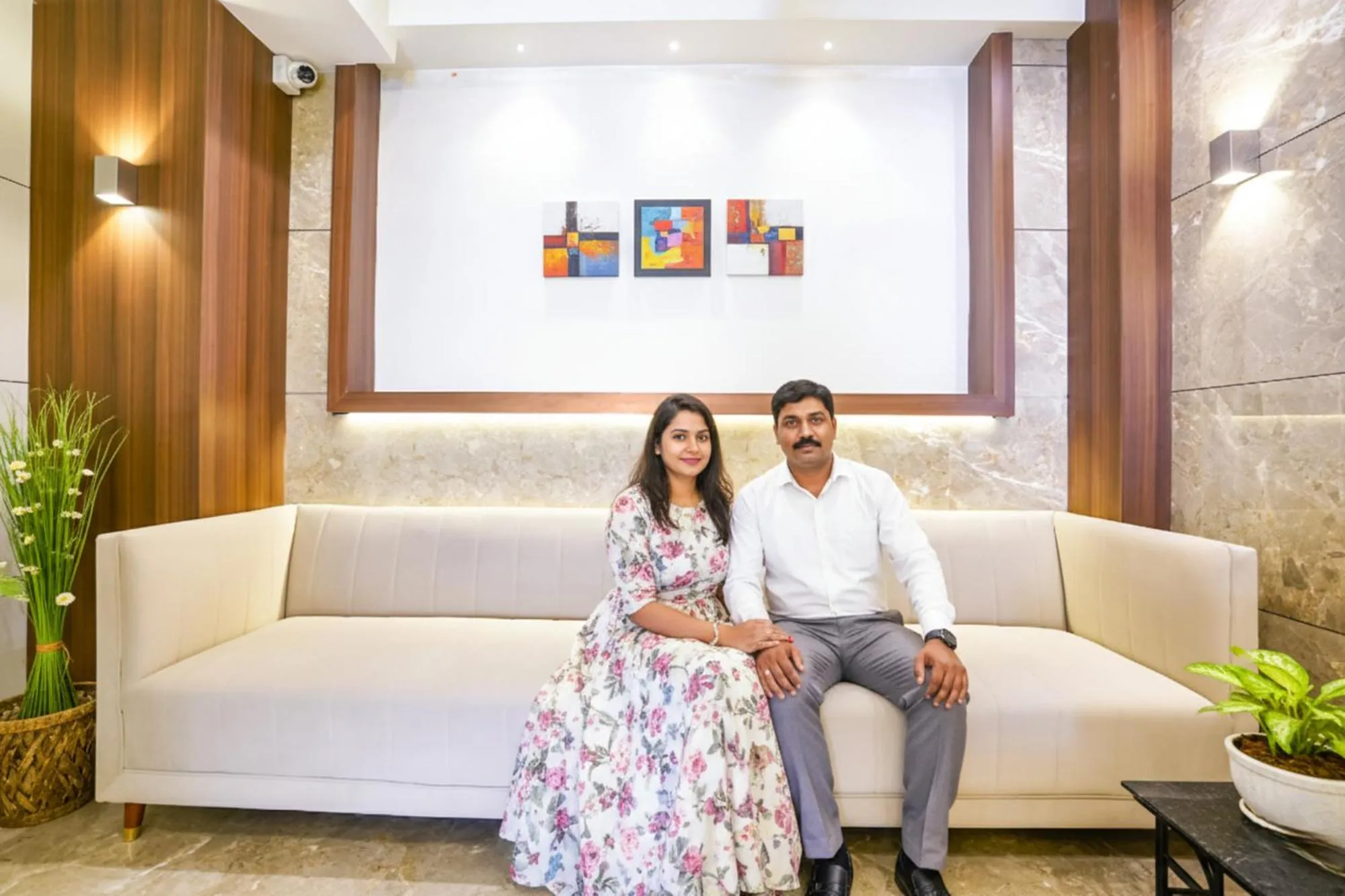 Seating area in FabHotel Shubham Inn - Nr Jain Mandir, Bhandup West