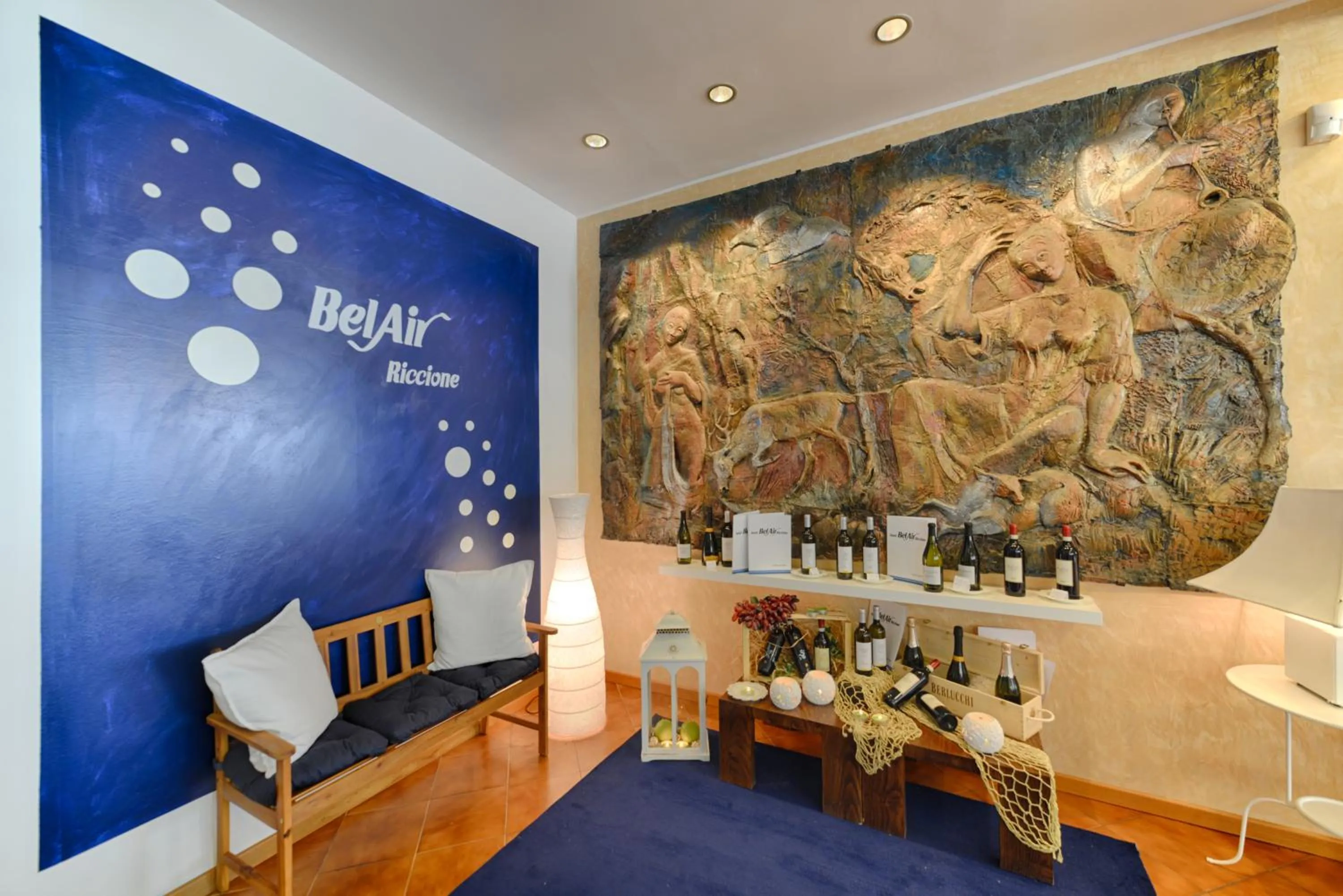 Seating area in Hotel Bel Air