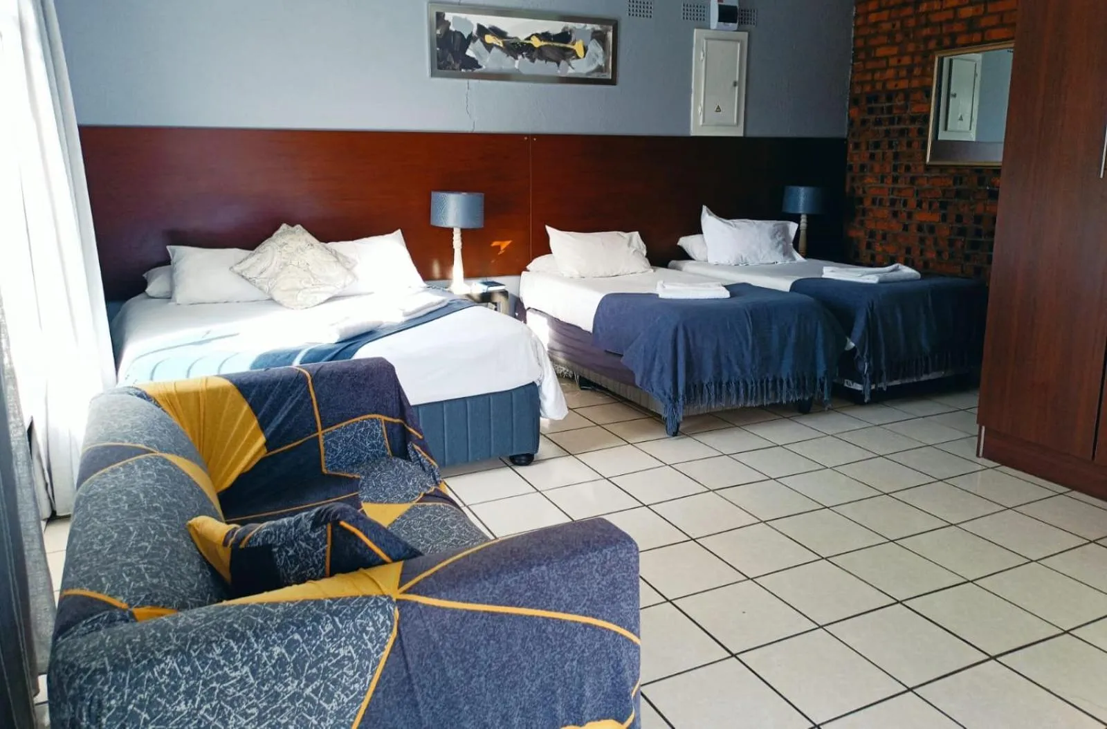 Photo of the whole room, Bed in 21 On Coetzee Guest House