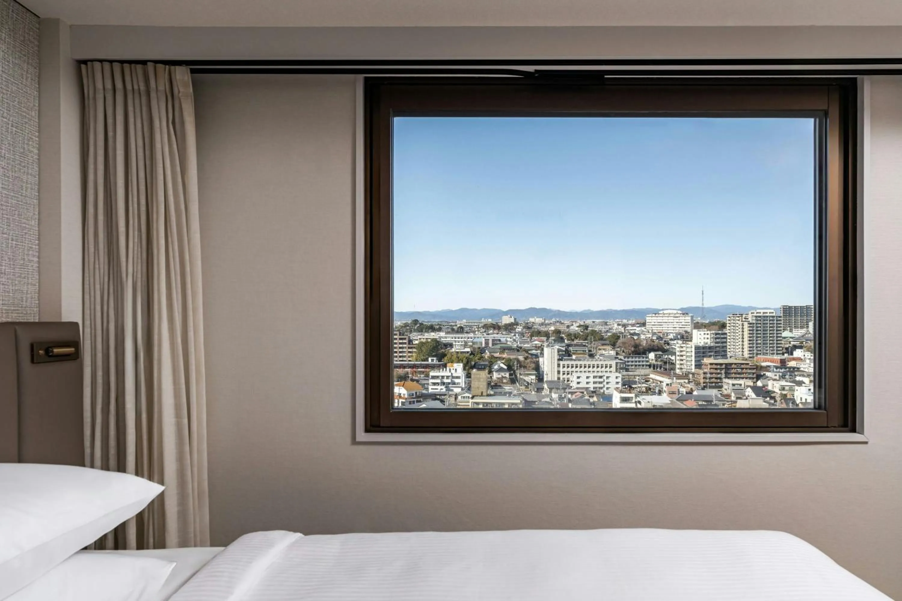 Photo of the whole room, Bed in Hamamatsu Marriott Hotel