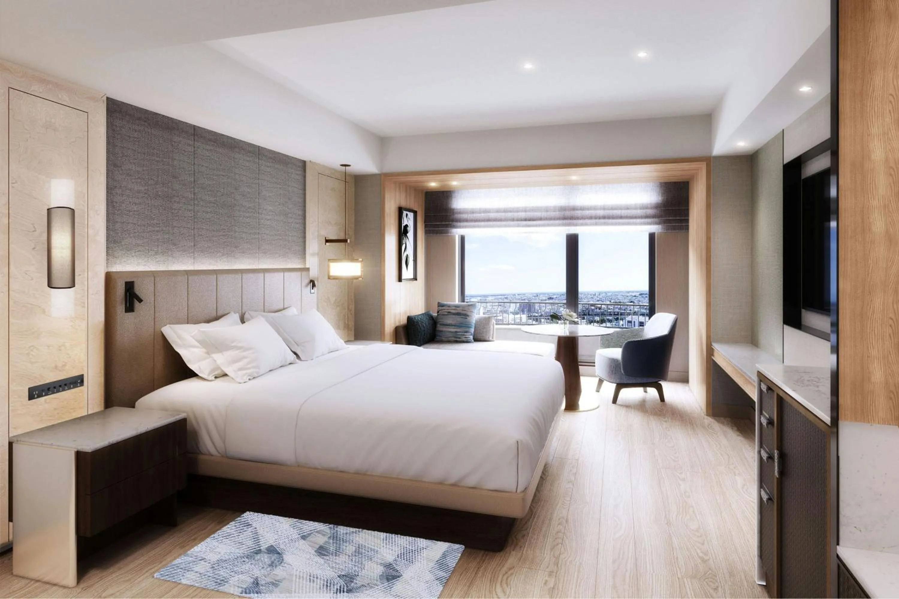 Bedroom, Bed in Hamamatsu Marriott Hotel