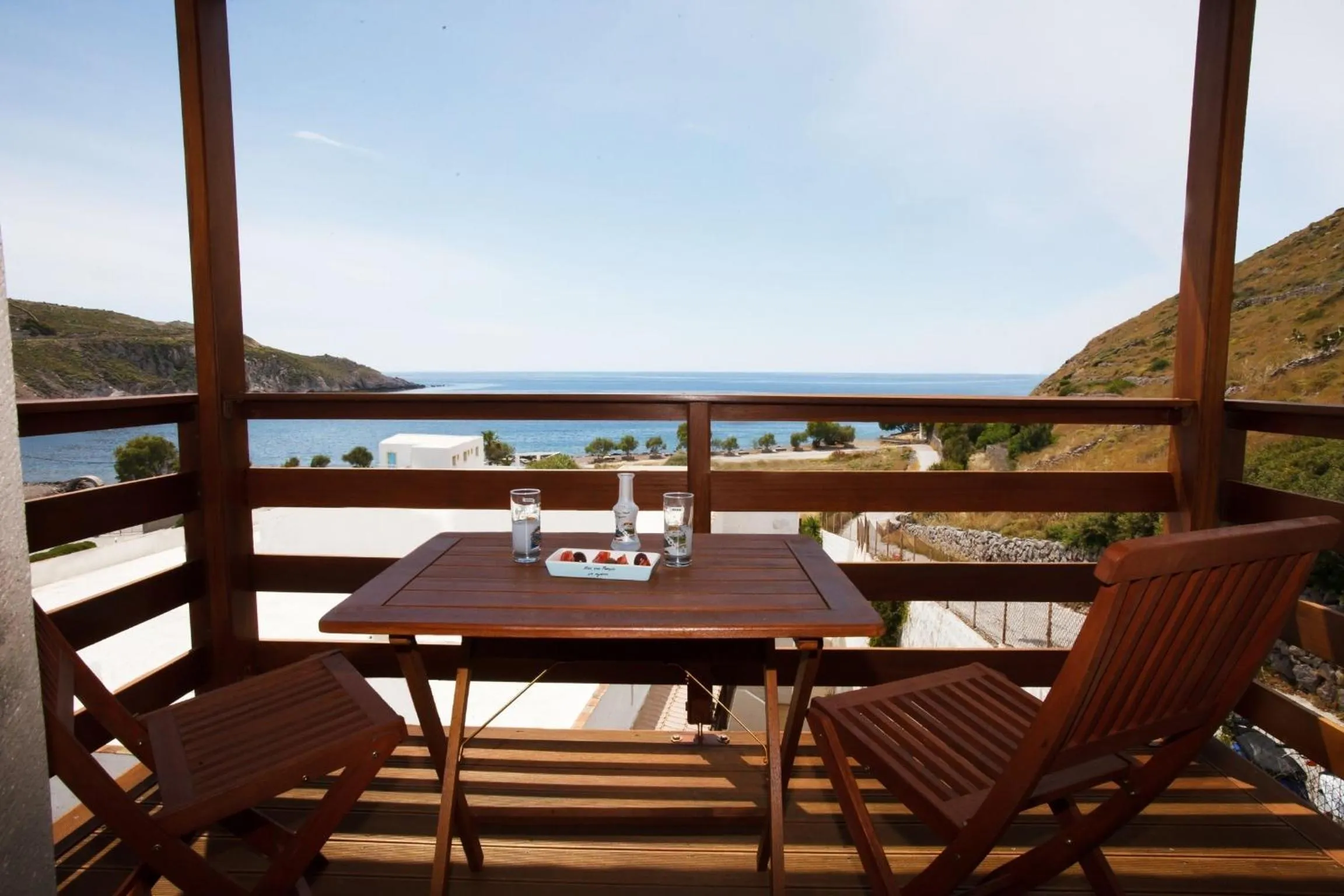 View (from property/room) in Mistral-Patmos