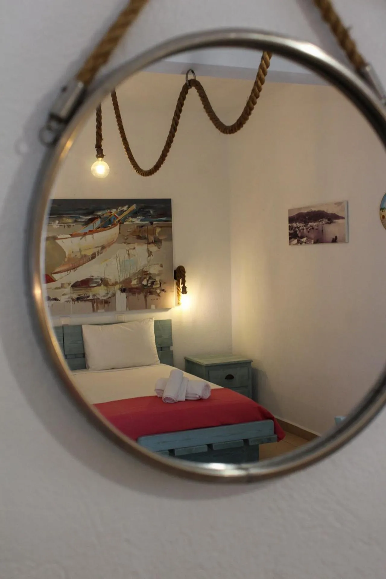 Photo of the whole room, Bed in Mistral-Patmos