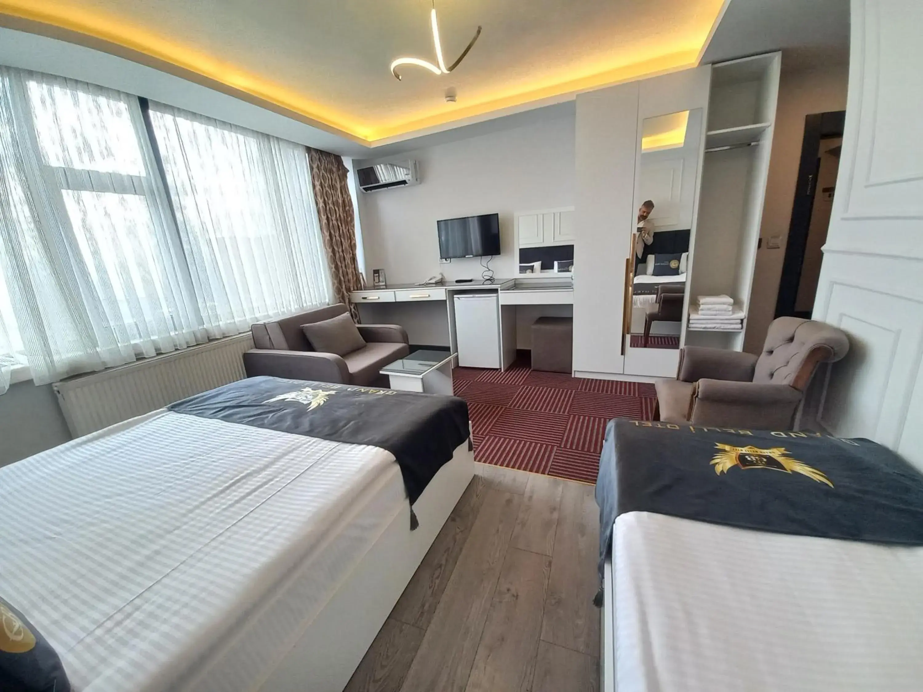 Bed in GRAND BELLİ OTEL Bed in GRAND BELLİ OTEL