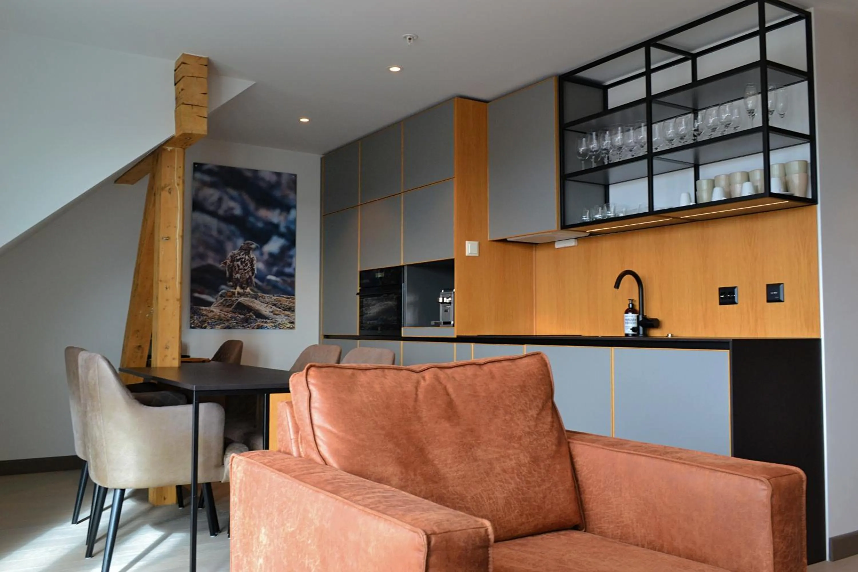 Living room in Andenes Suitehotel