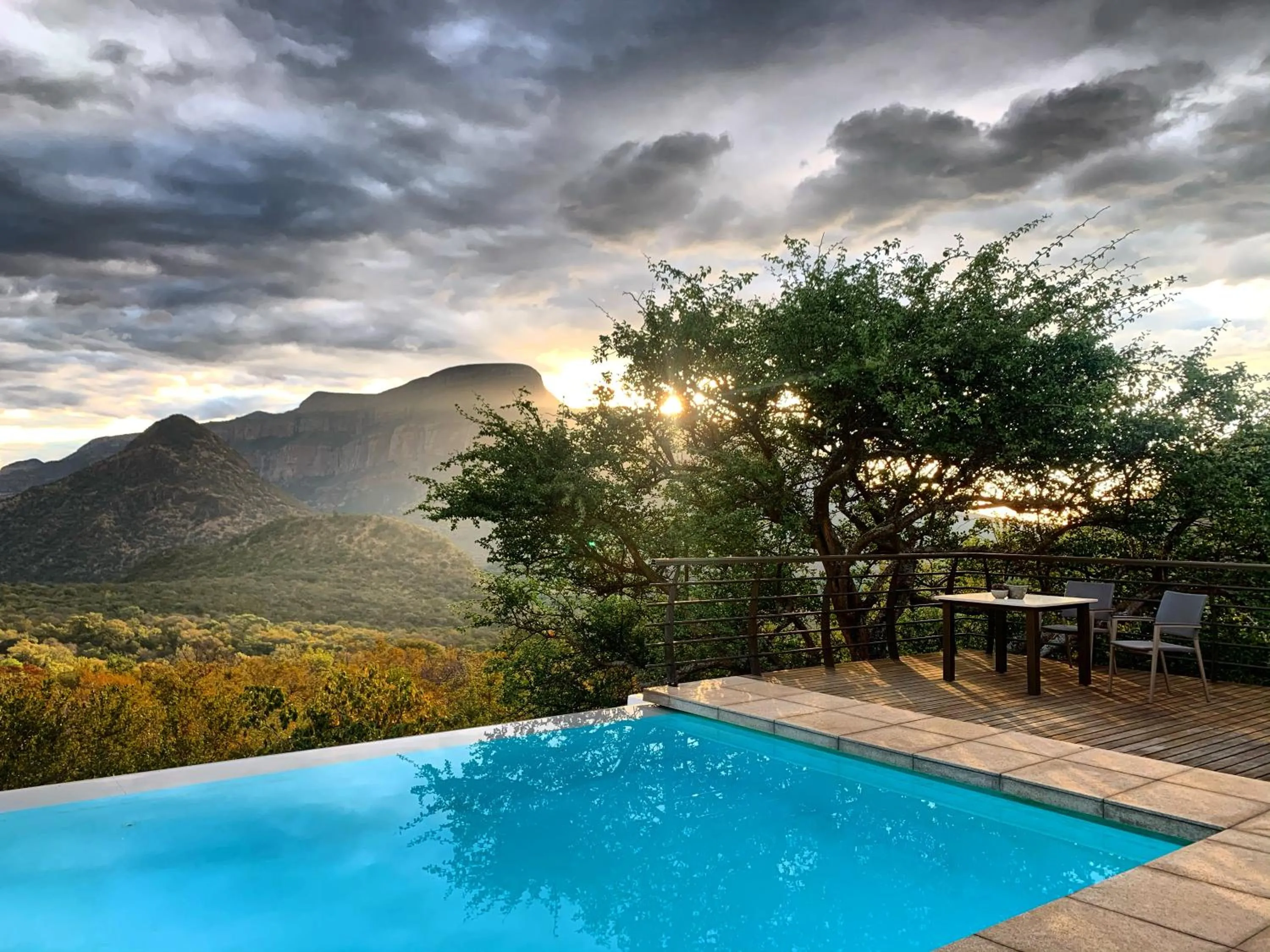 Mountain view in umVangati House