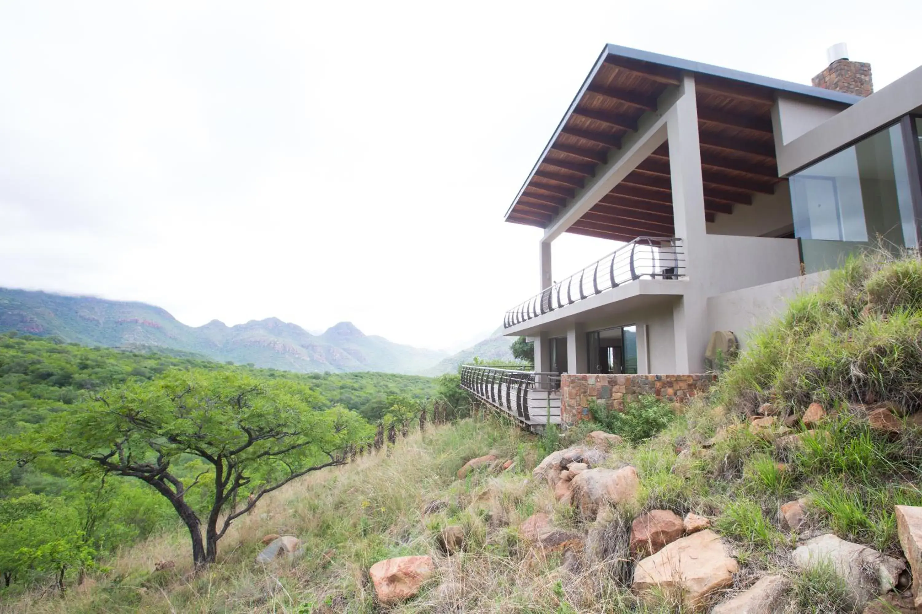 Facade/entrance in umVangati House Facade/entrance in umVangati House