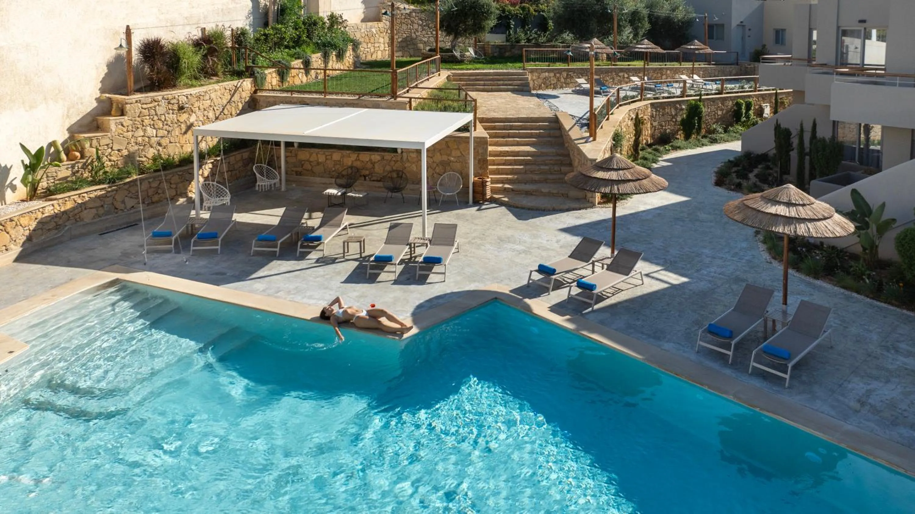 Swimming pool in Villaggio Mare Suites