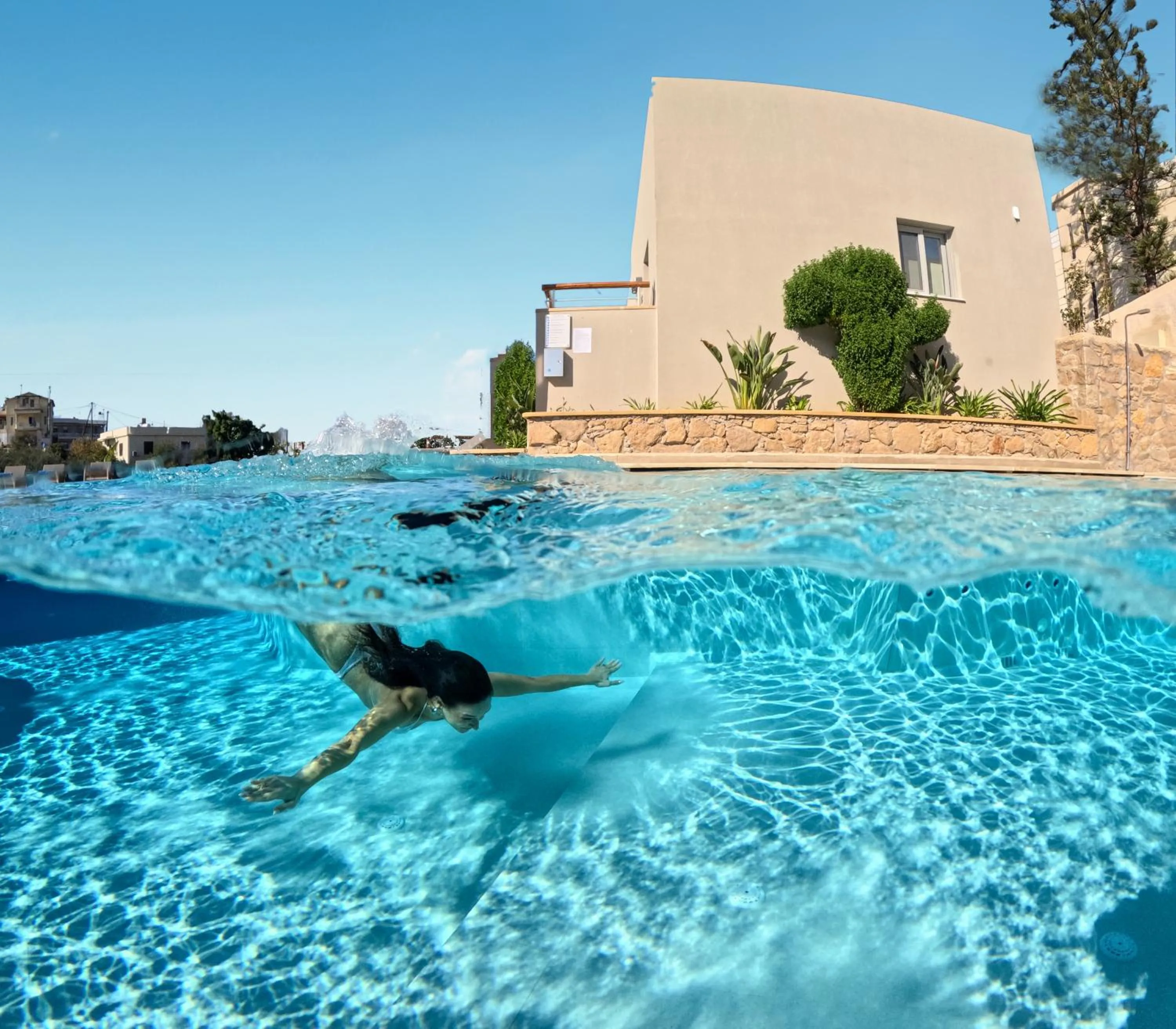 Swimming pool in Villaggio Mare Suites