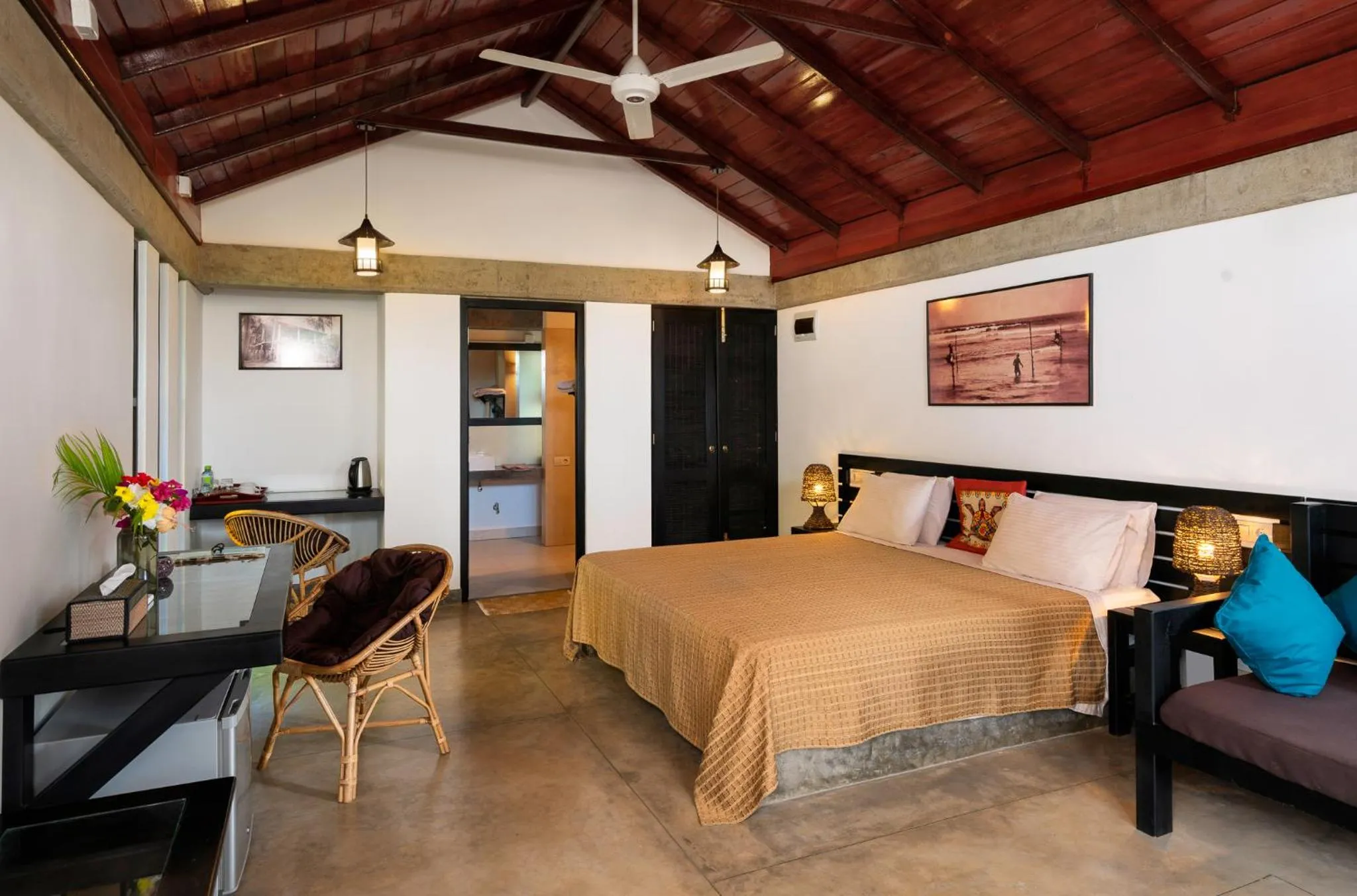 Bedroom, Bed in Seven Turtles