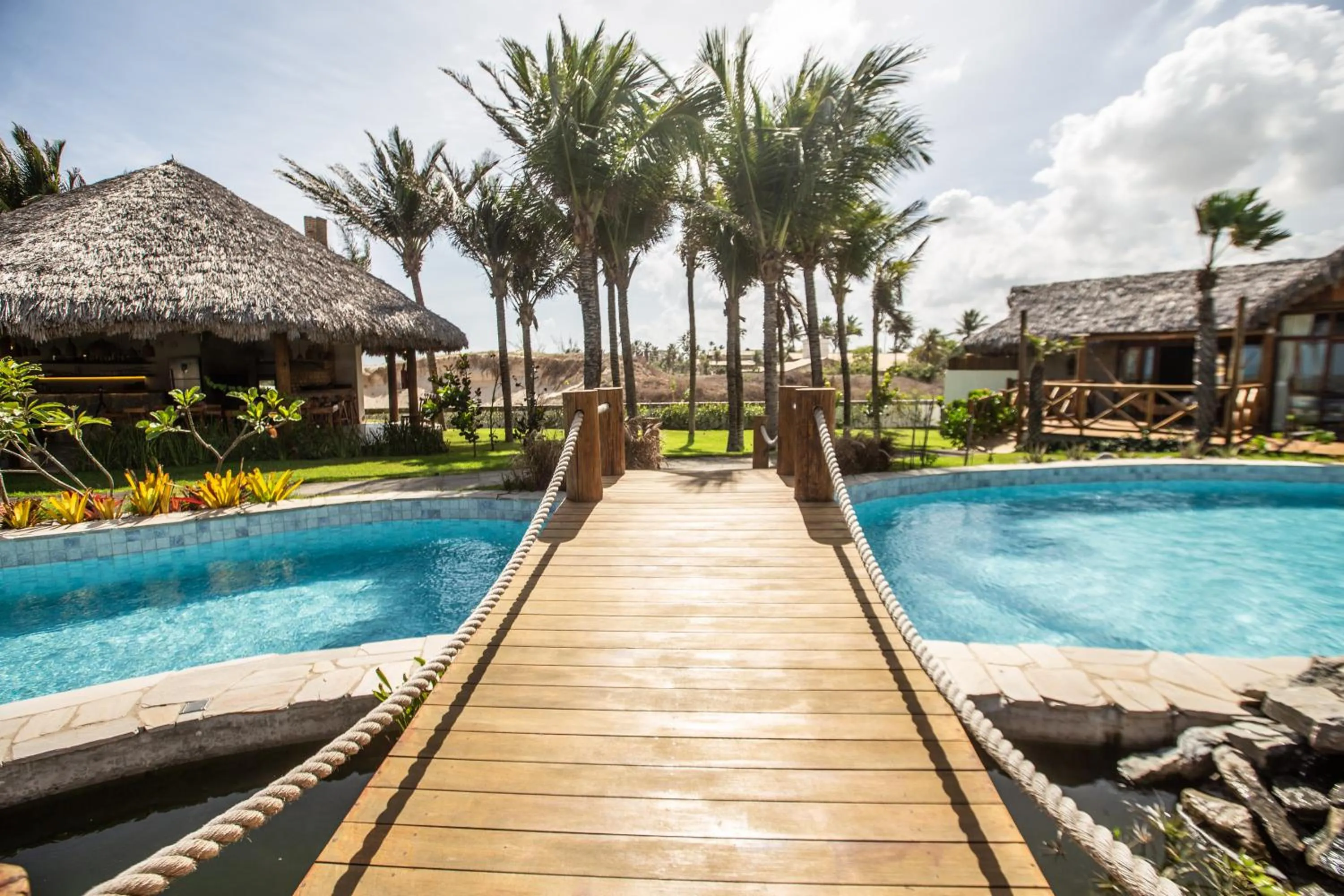 Pool view in Rancho Noé Cumbuco