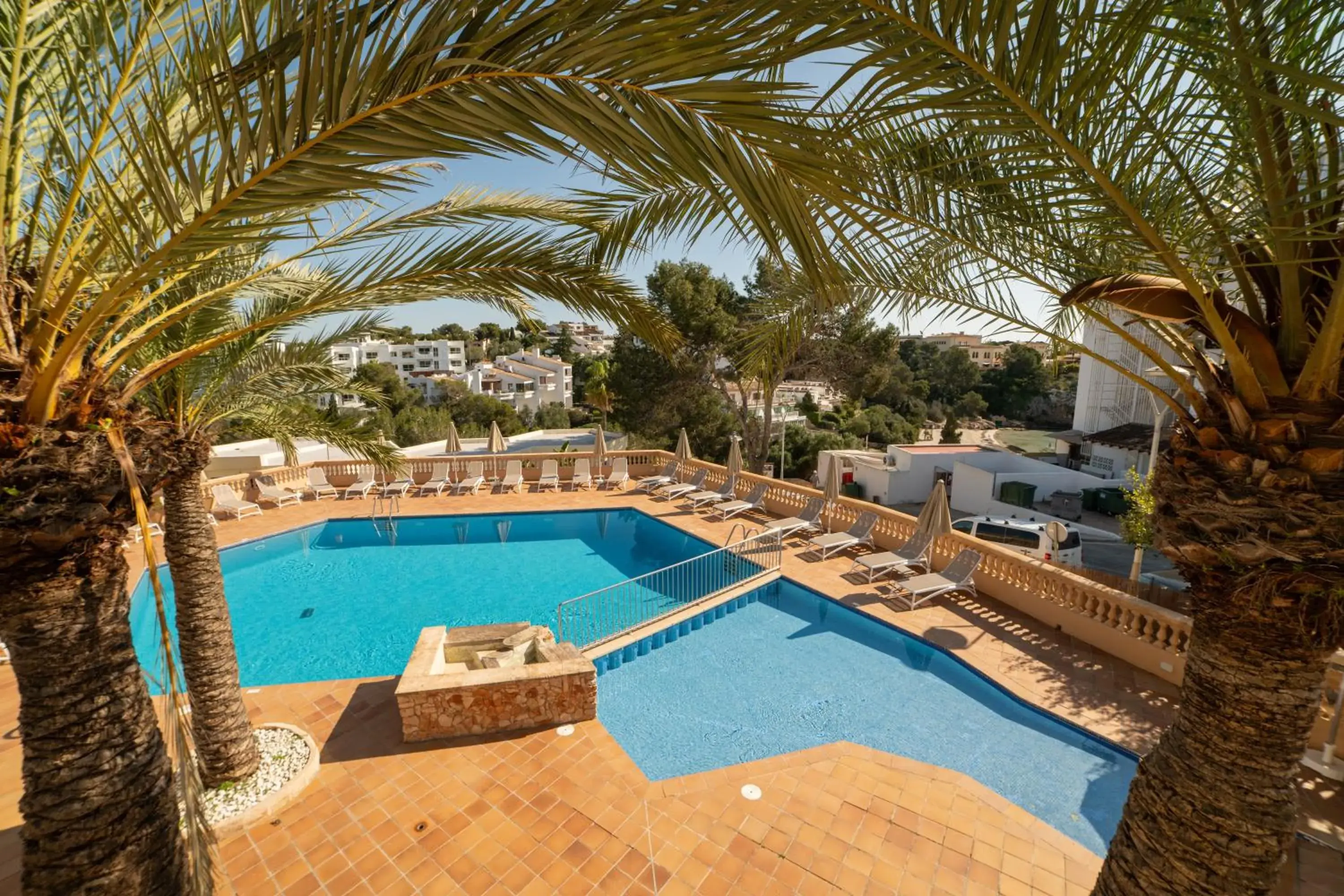 Pool view in Apartamentos Azul Playa Pool view in Apartamentos Azul Playa