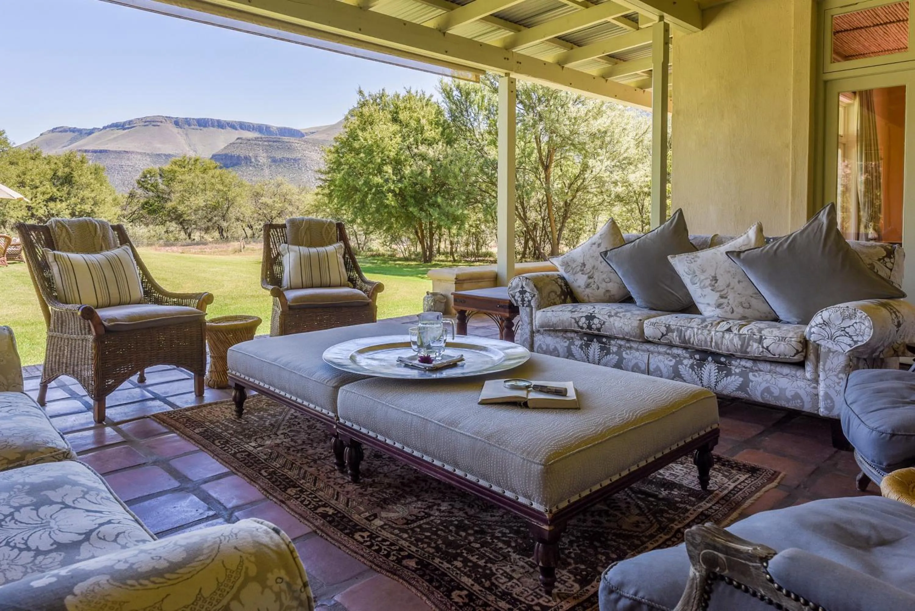 Patio in Mount Camdeboo Private Game Reserve by NEWMARK