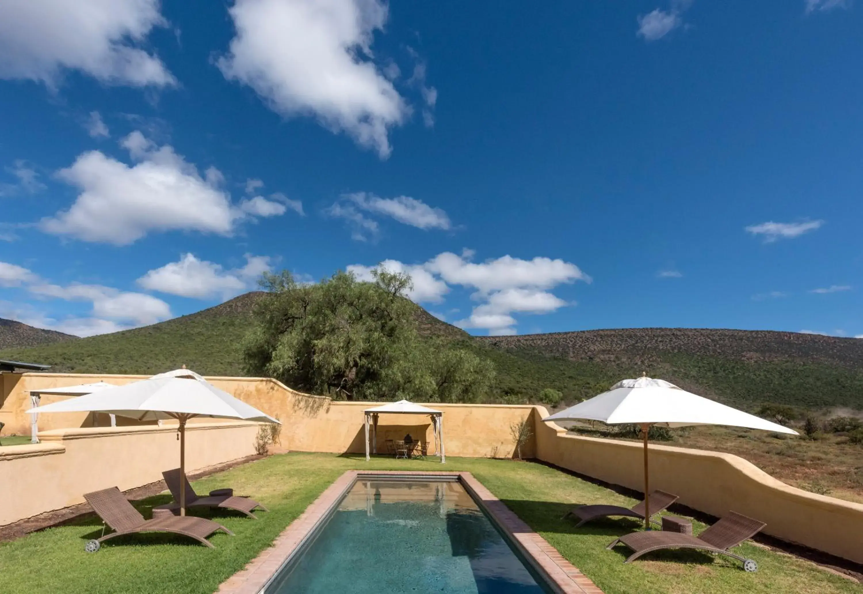 Swimming pool in Mount Camdeboo Private Game Reserve by NEWMARK Swimming pool in Mount Camdeboo Private Game Reserve by NEWMARK