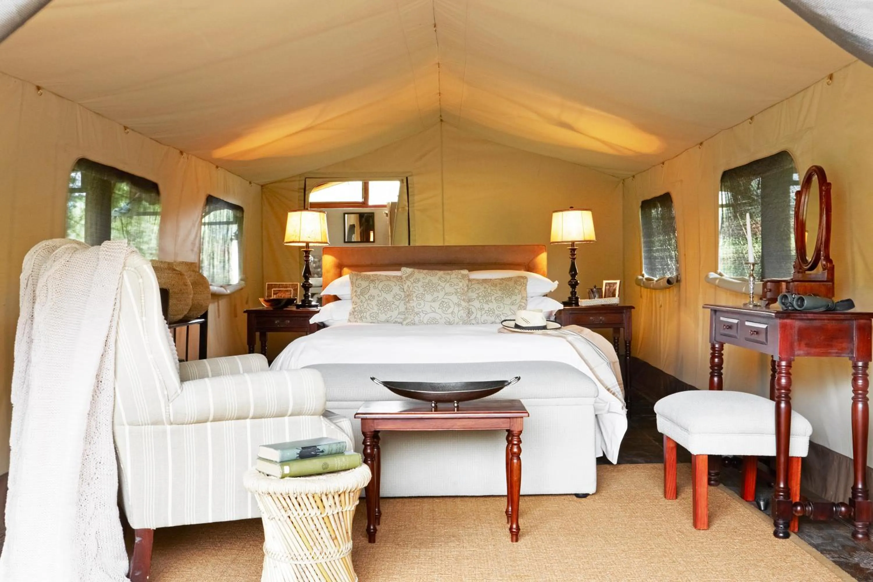 Bedroom, Bed in Mount Camdeboo Private Game Reserve by NEWMARK