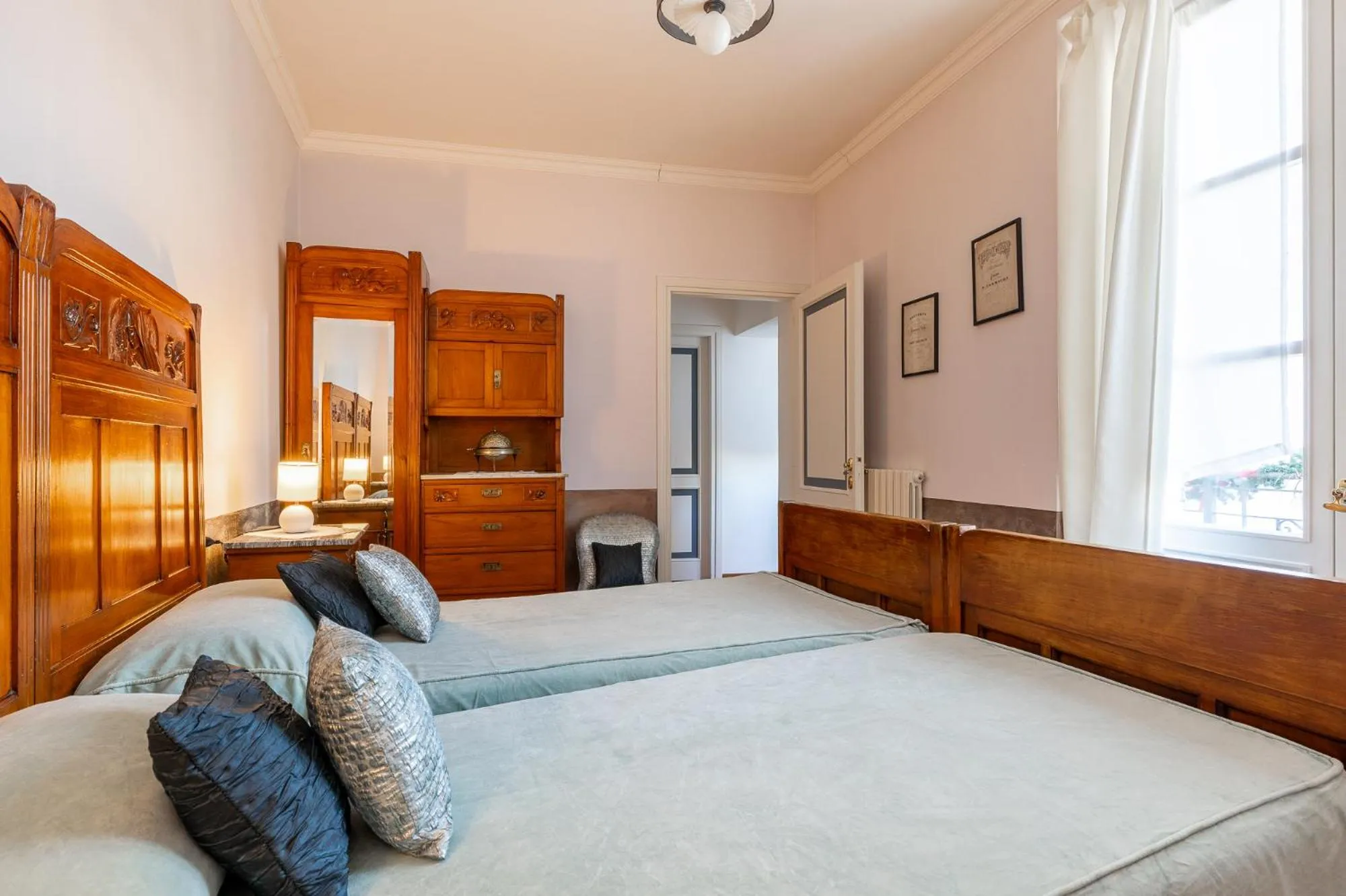 Balcony/Terrace, Bed in Antica Casa Balsari