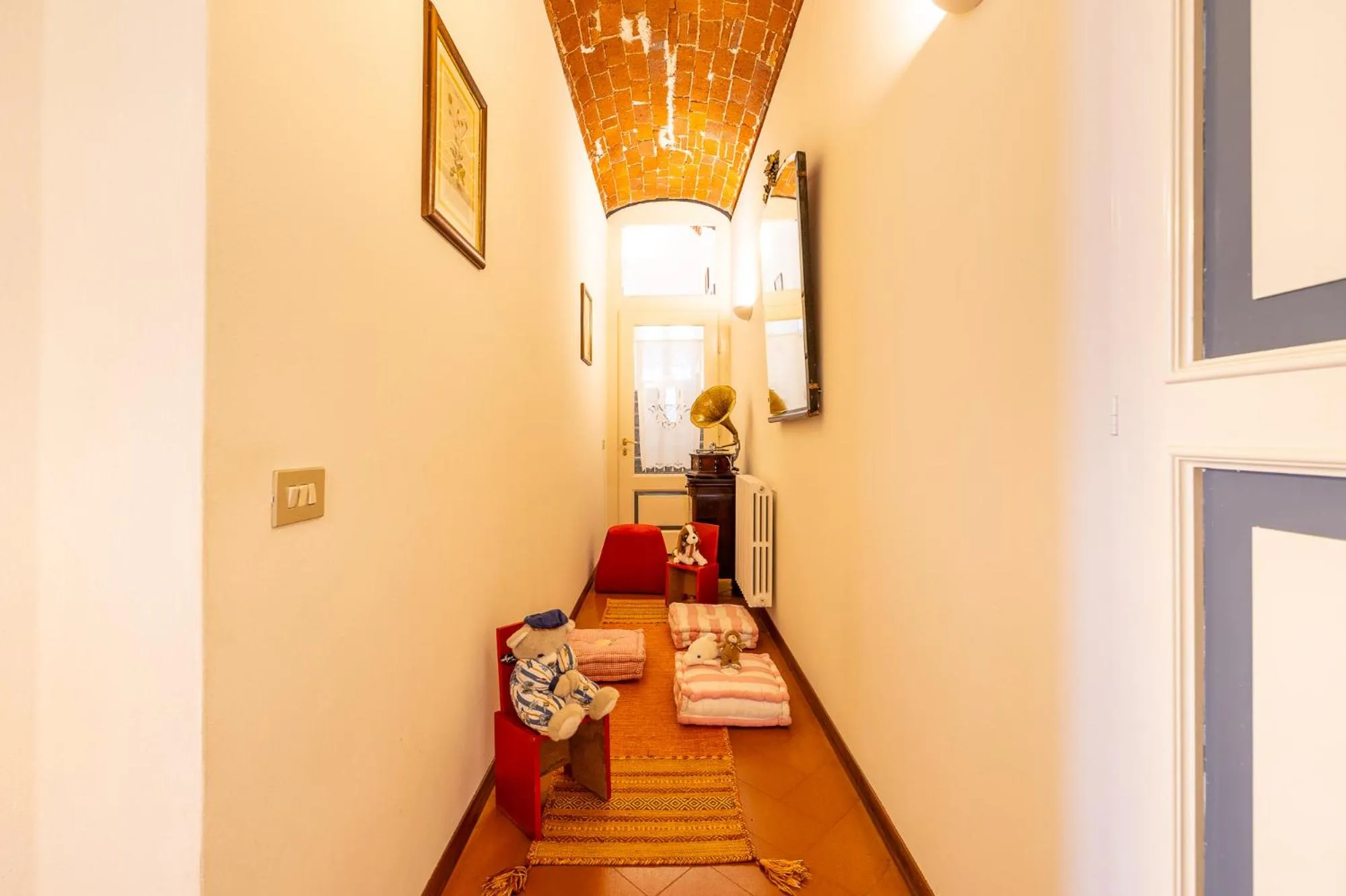 Seating area in Antica Casa Balsari